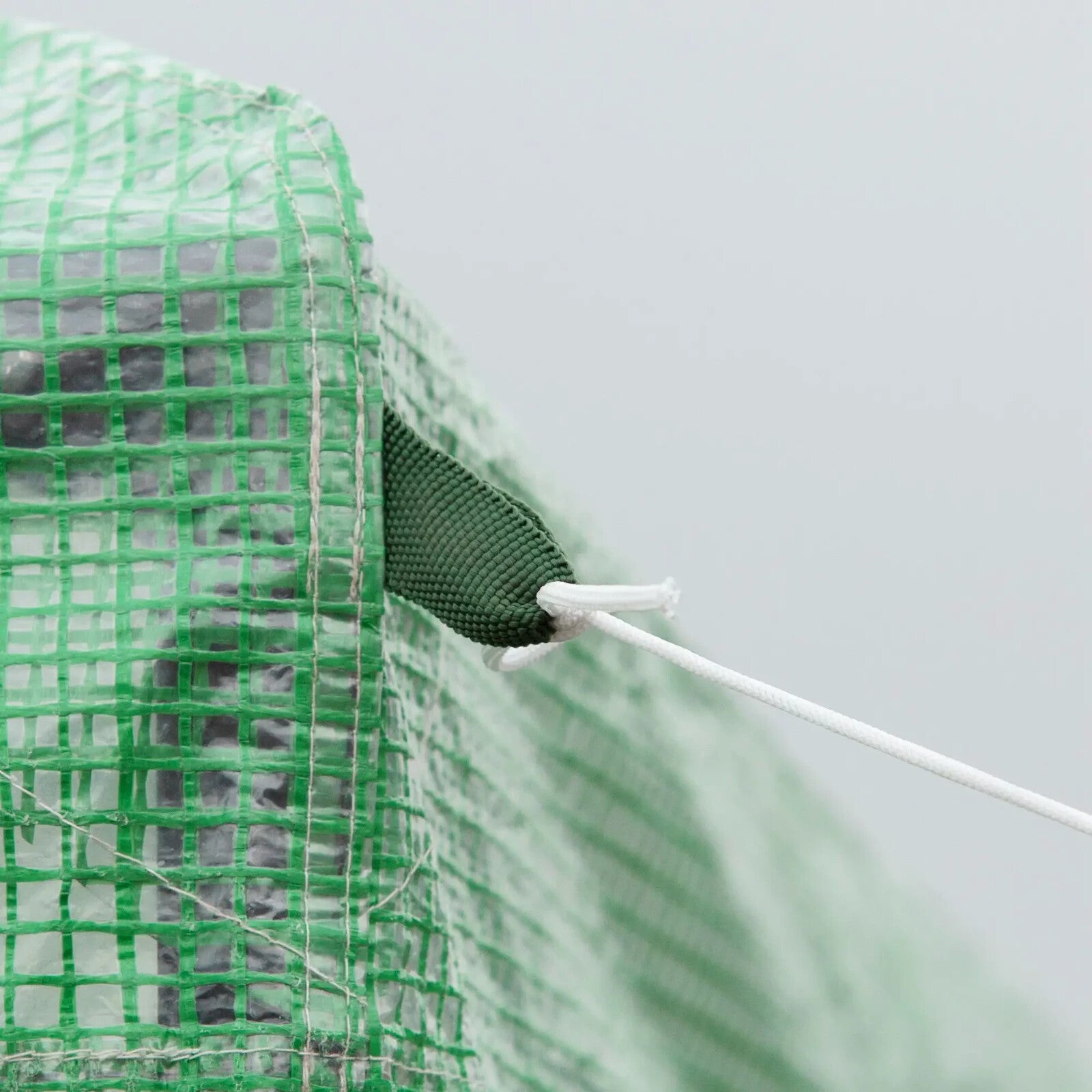 4 x 3m Walk - In Tunnel Greenhouse with PE Cover, Zipped Door and 6 Windows - Home and Garden Furniture Shop - rustic - furniture