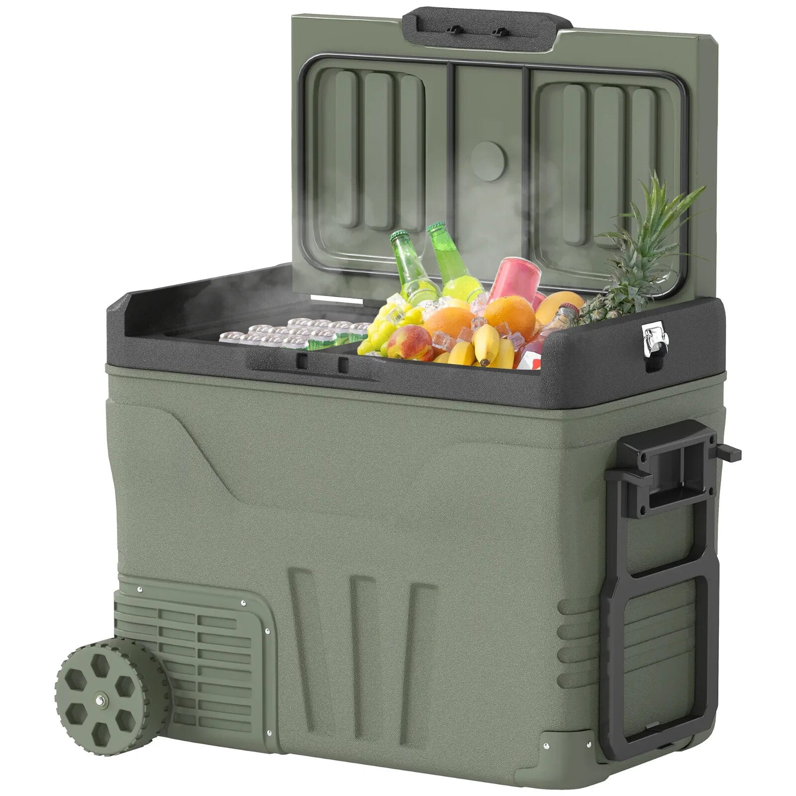 45L Car Refrigerator Portable Car Fridge Freezer Compressor Electric Cooler Box - Home and Garden Furniture Shop - rustic - furniture