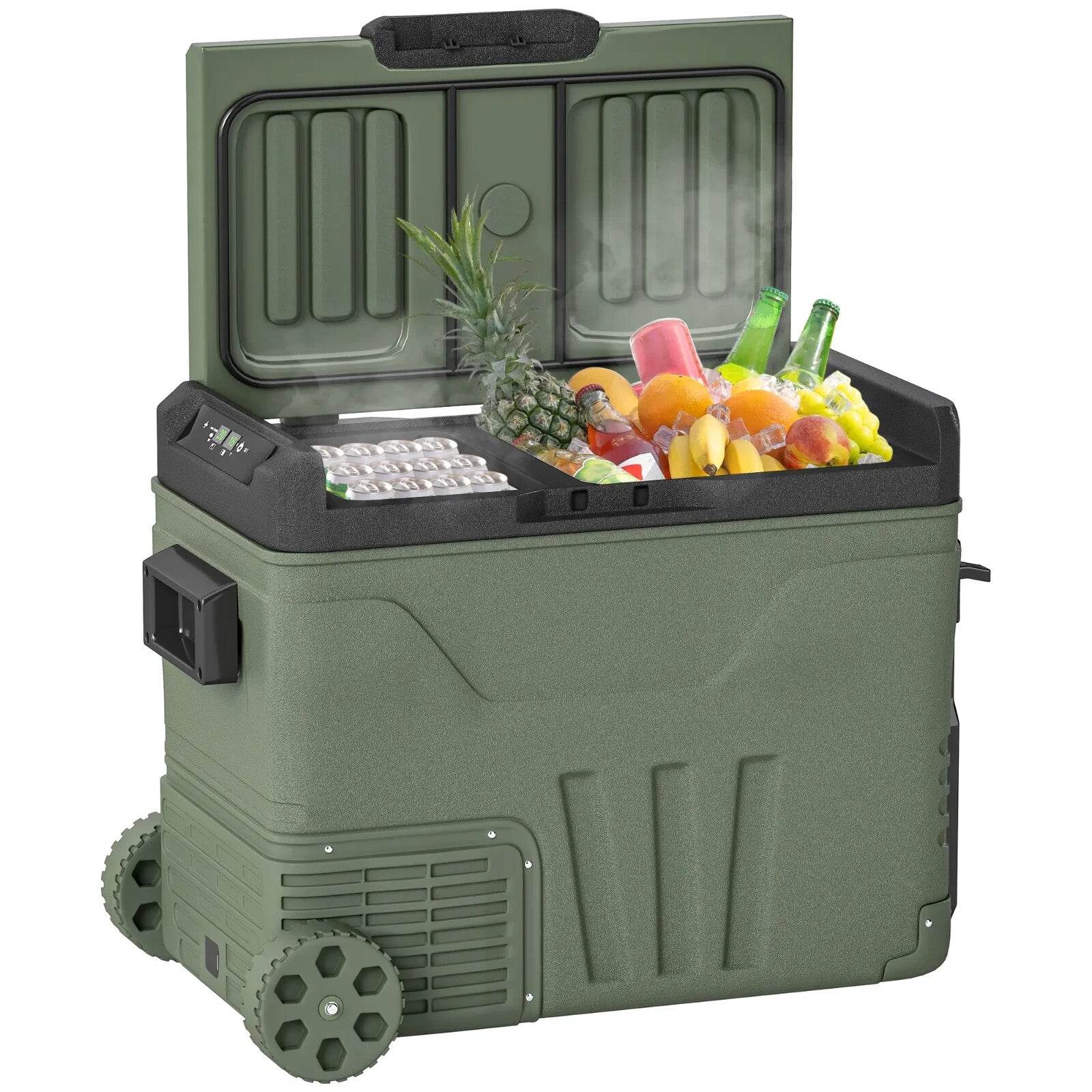 45L Car Refrigerator Portable Car Fridge Freezer Compressor Electric Cooler Box - Home and Garden Furniture Shop - rustic - furniture