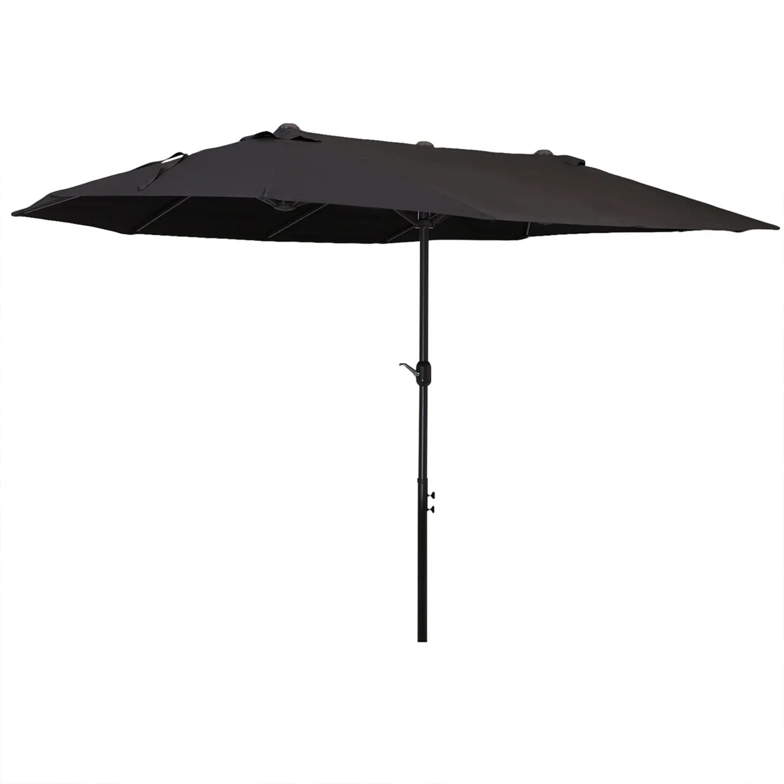 4.6m Double Sided Garden Parasol Large Patio Sun Umbrella Outdoor Shade Canopy - Home and Garden Furniture Shop - rustic - furniture