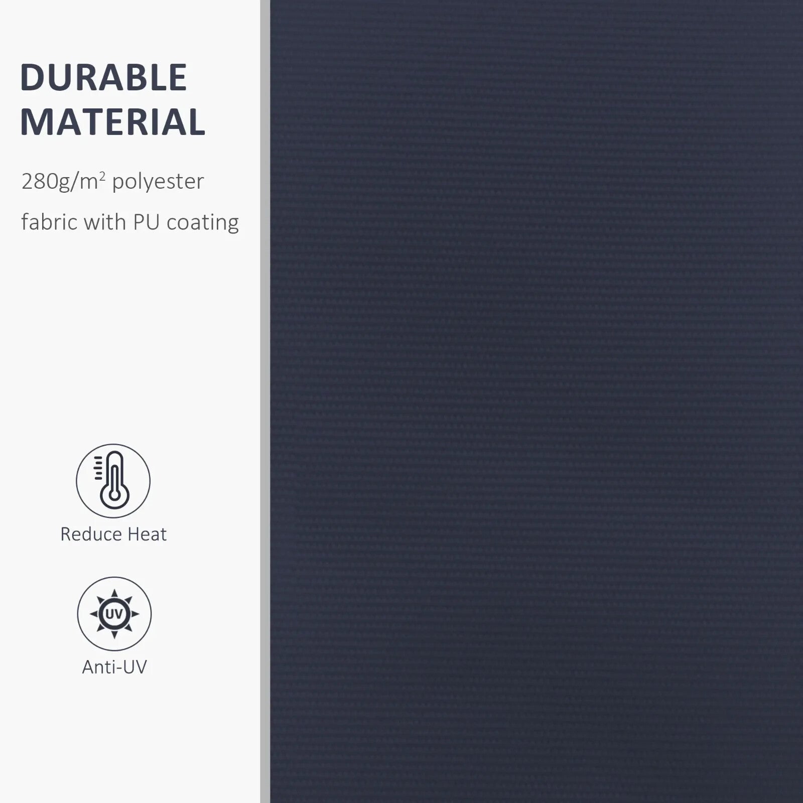 4m x 3m Manual Garden Awning Retractable Patio Canopy Outdoor Sun Shade Cover - Home and Garden Furniture Shop - rustic - furniture