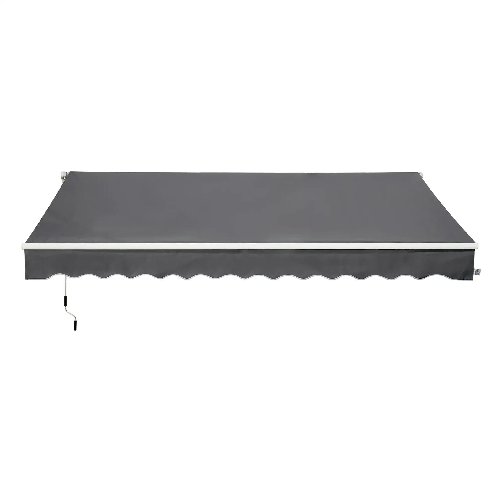 4x2.5m Manual Retractable Awning with Handle for Window Door Sun & Weather Shade - Home and Garden Furniture Shop - rustic - furniture