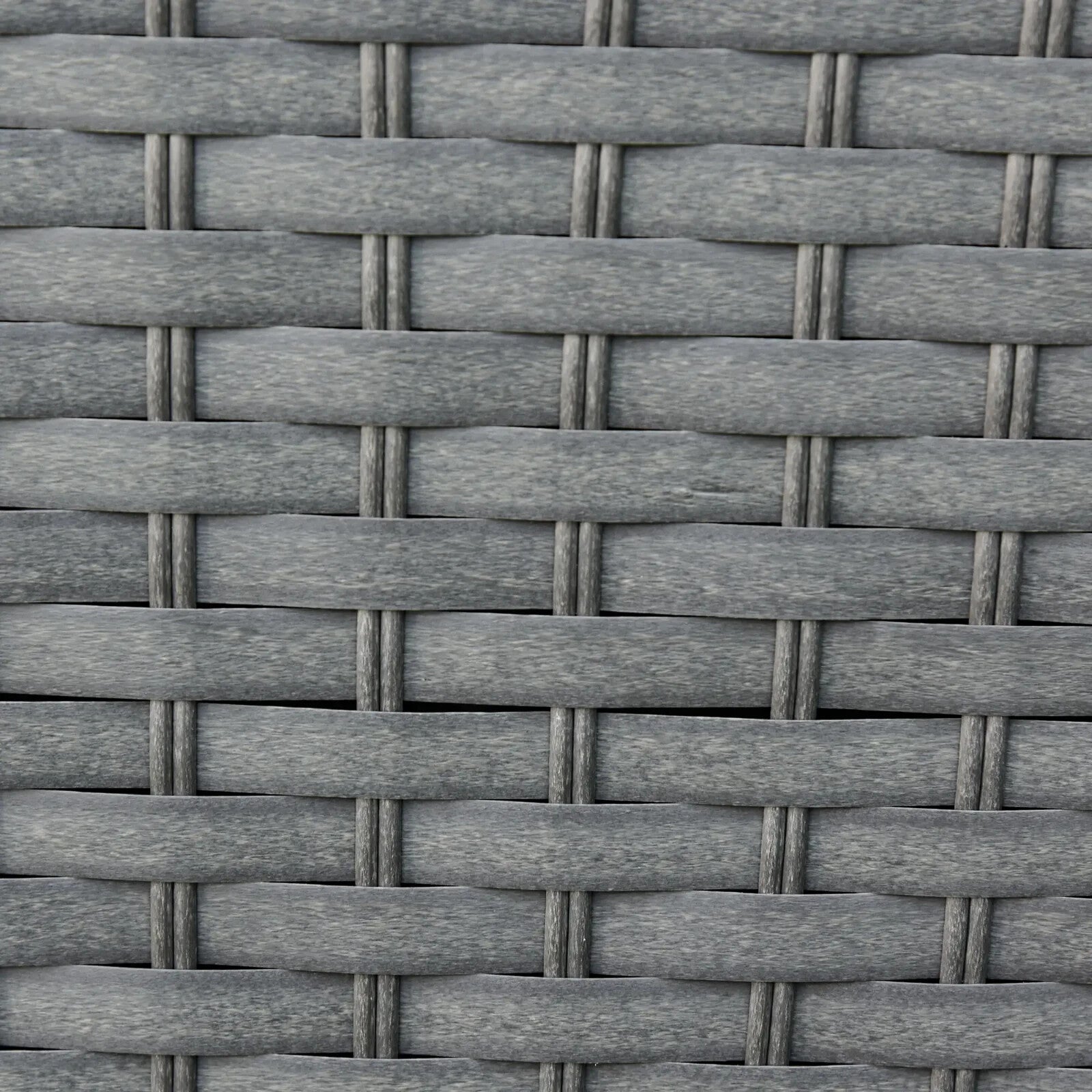 5 Piece PE Rattan Corner Sofa Set with Cushion for Garden Outdoor Furniture Grey - Home and Garden Furniture Shop - rustic - furniture