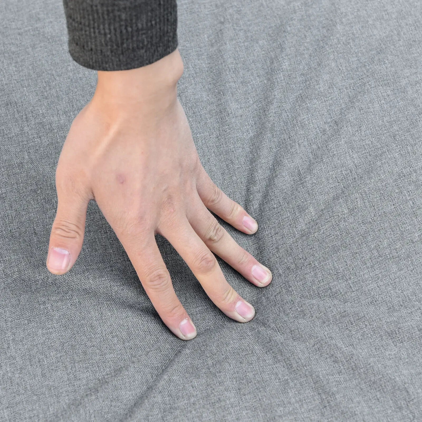 5 Piece PE Rattan Corner Sofa Set with Cushion for Garden Outdoor Furniture Grey - Home and Garden Furniture Shop - rustic - furniture