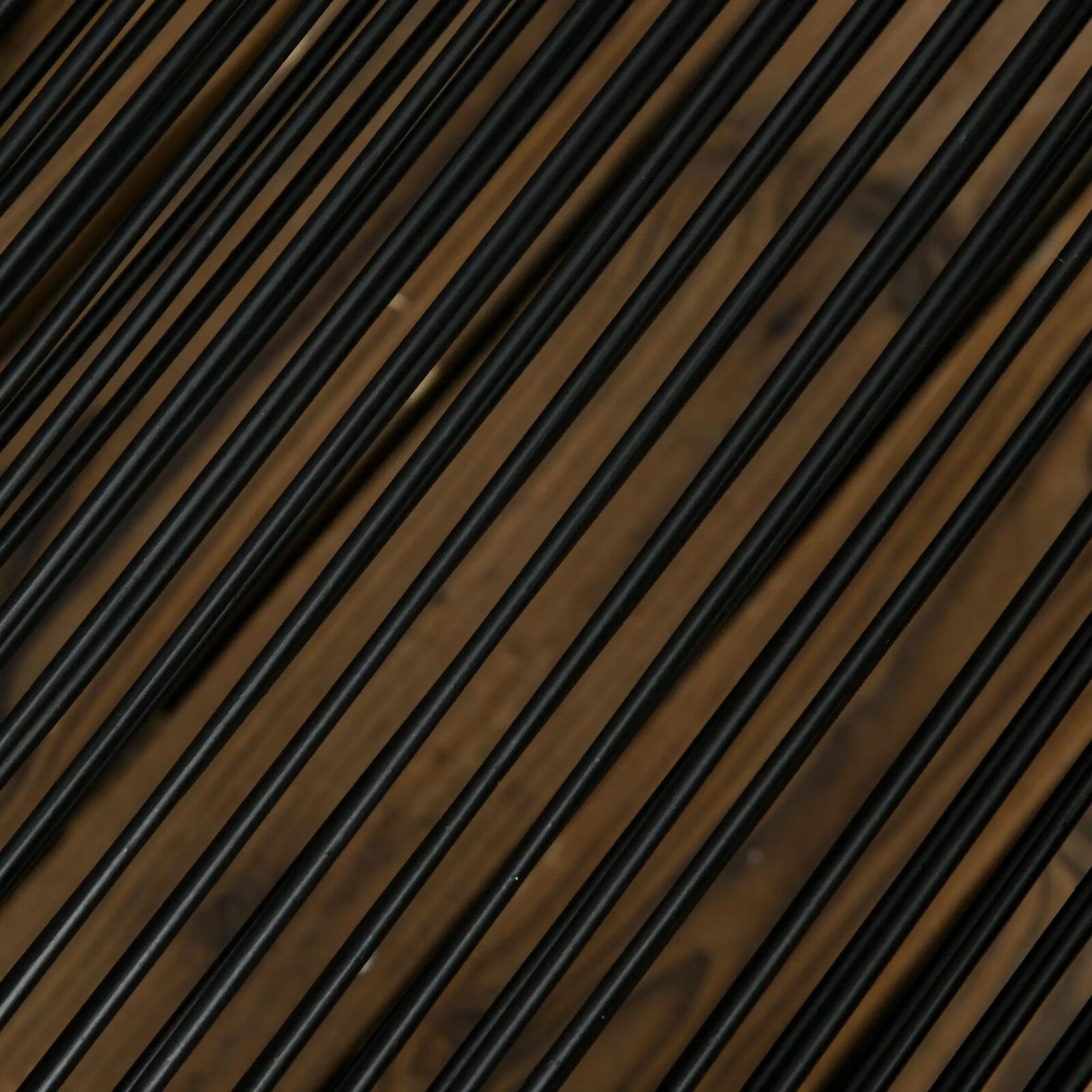 5 - Piece Rattan Cube Dining Set – Garden Wicker Table & Chairs with Wood Look Top - Home and Garden Furniture Shop - rustic - furniture