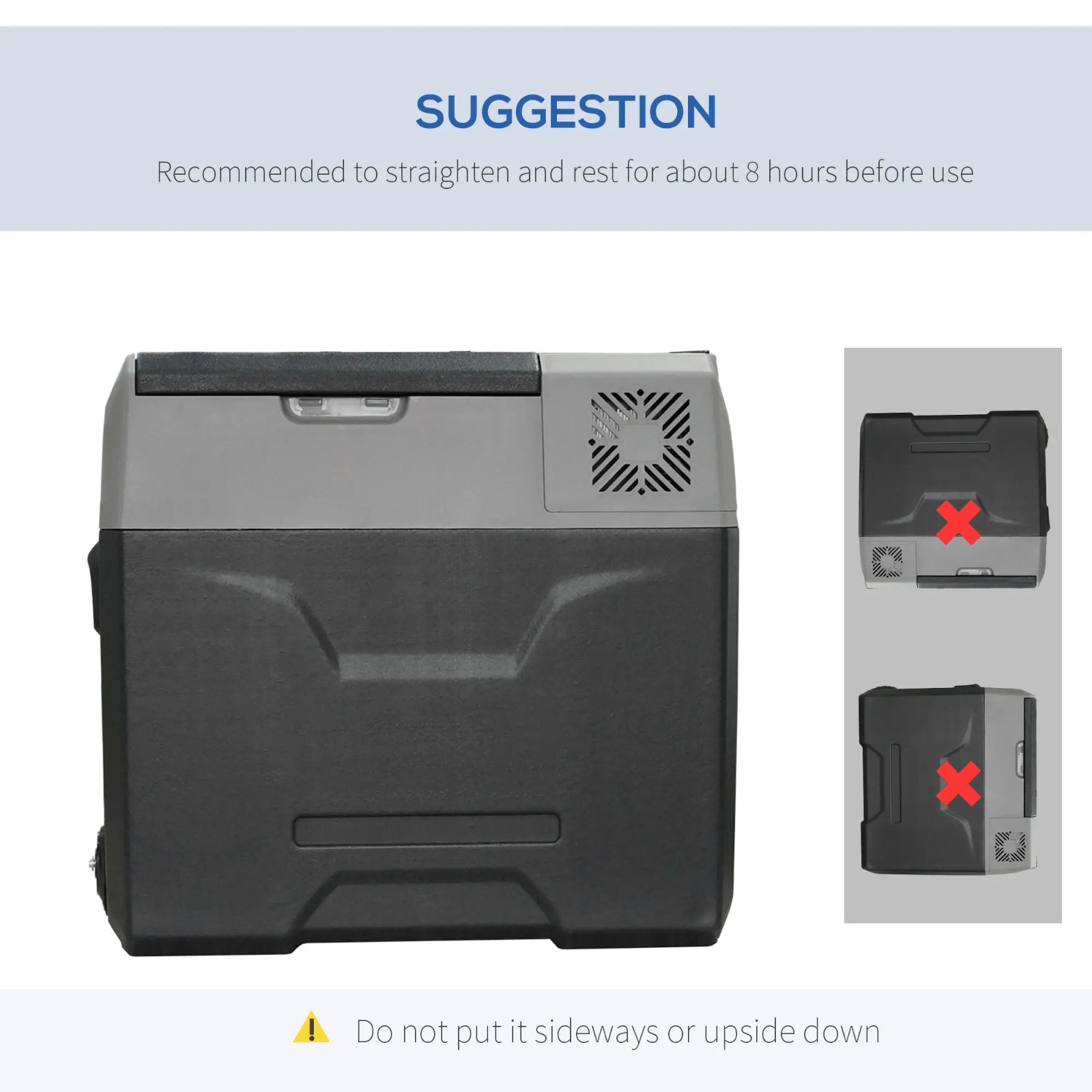 50L Car Refrigerator Portable Fridge Freezer Compressor Car Electric Cooler Box - Home and Garden Furniture Shop - rustic - furniture