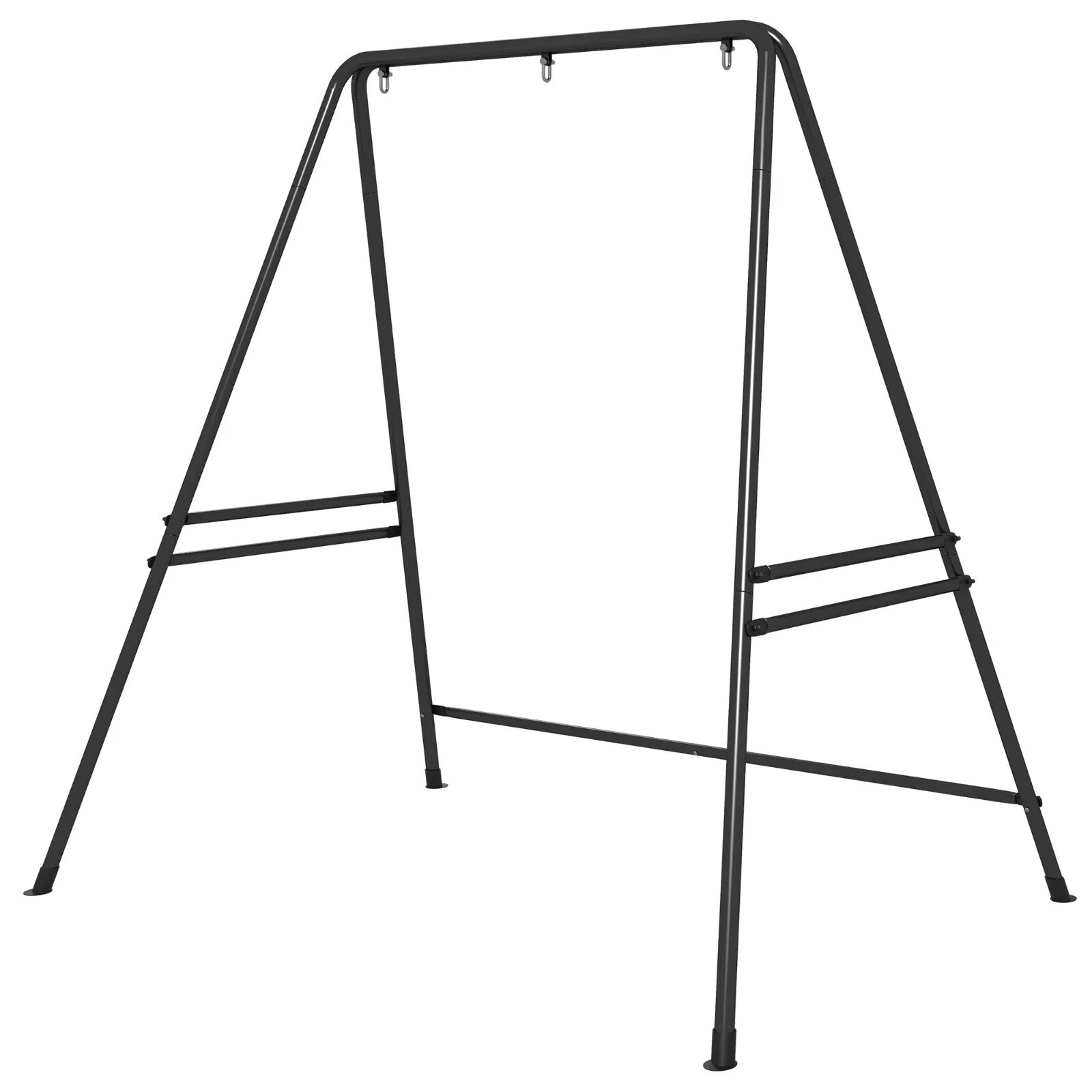 Hammock Chair Stand Hanging Egg Powder Coated Steel Frame 'A' shaped Black