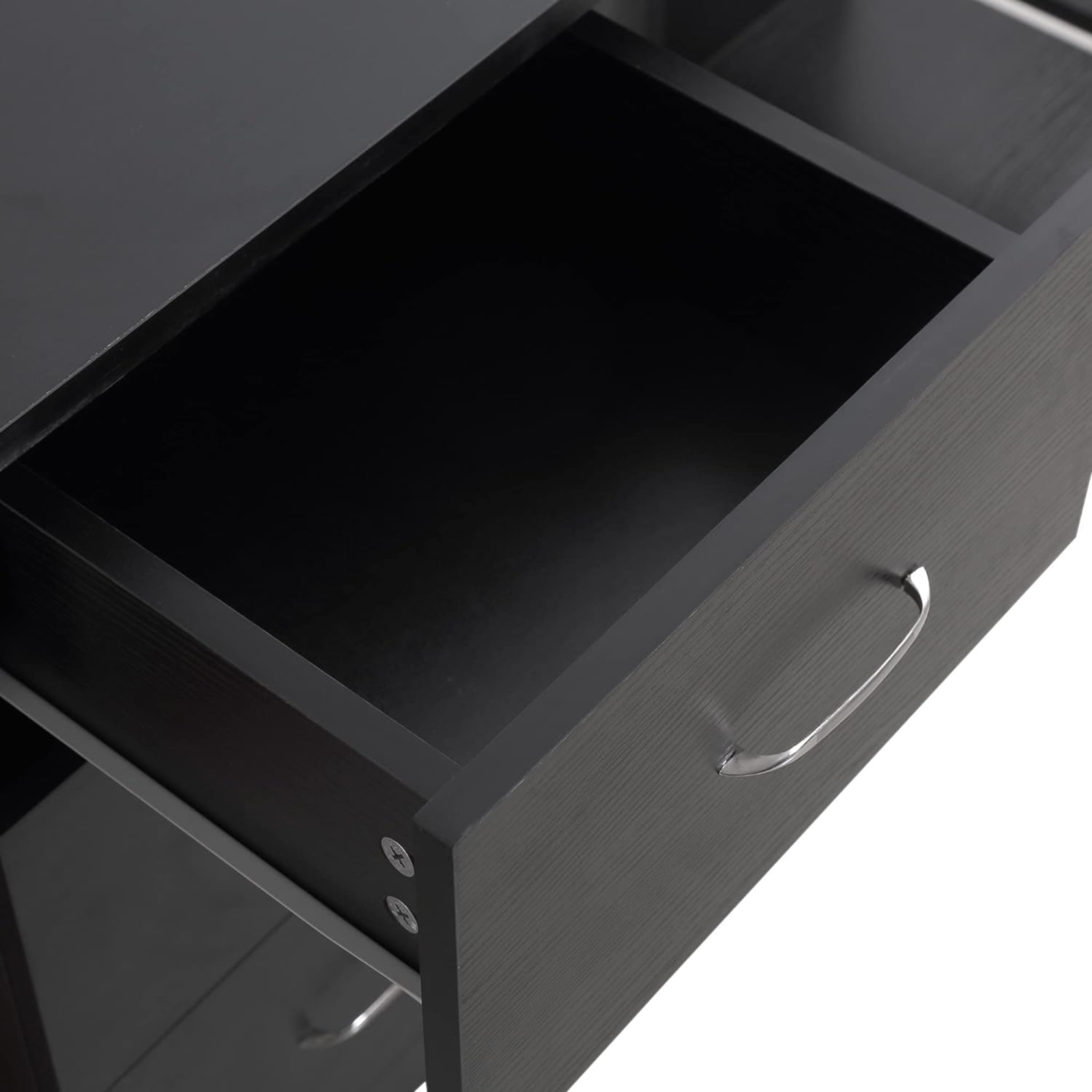 Computer Desk with Drawers Shelves PC Desk Organiser Workstation Writing Table