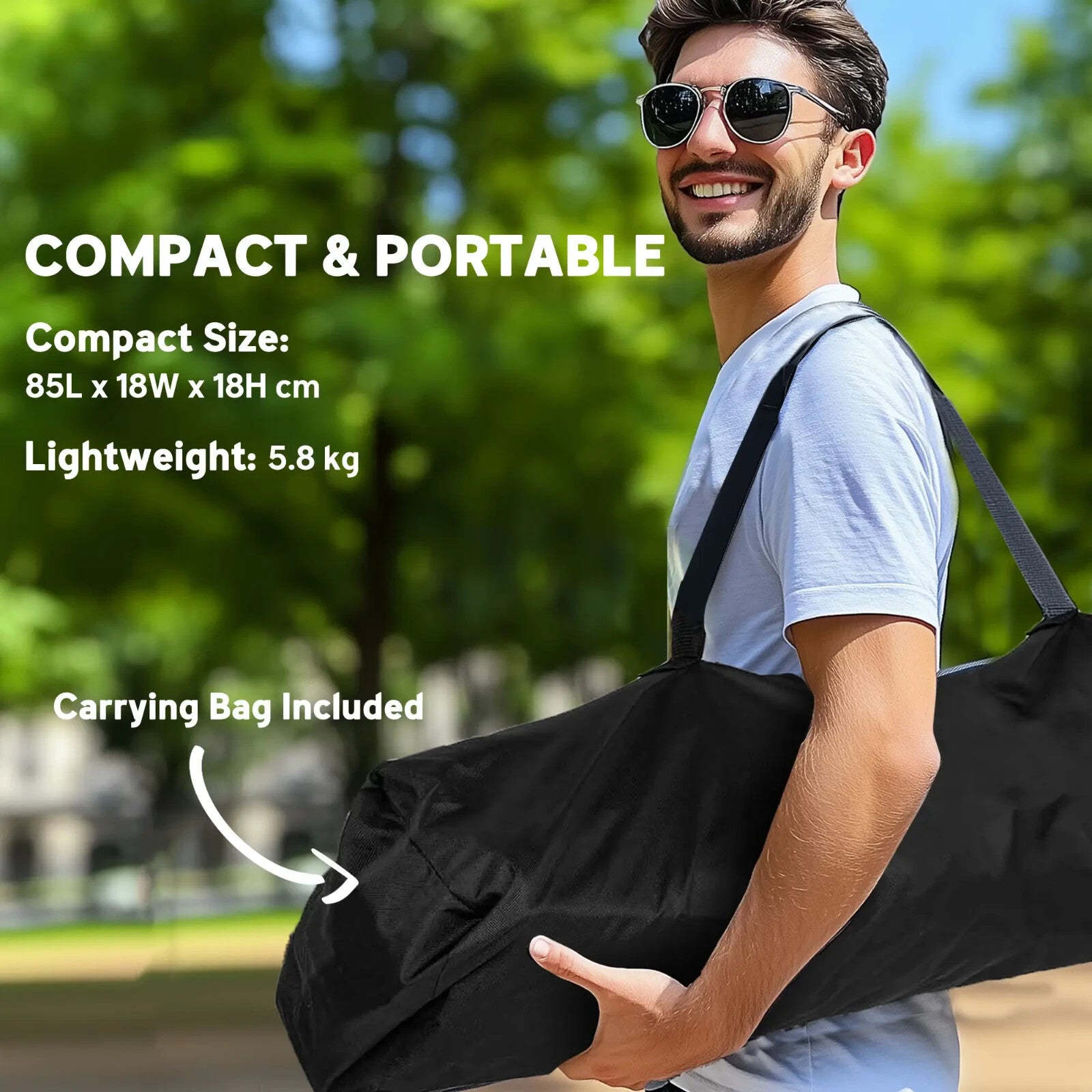 Set of 2 Hammock Camping Chairs Adjustable Back Swinging Portable Camp Chairs