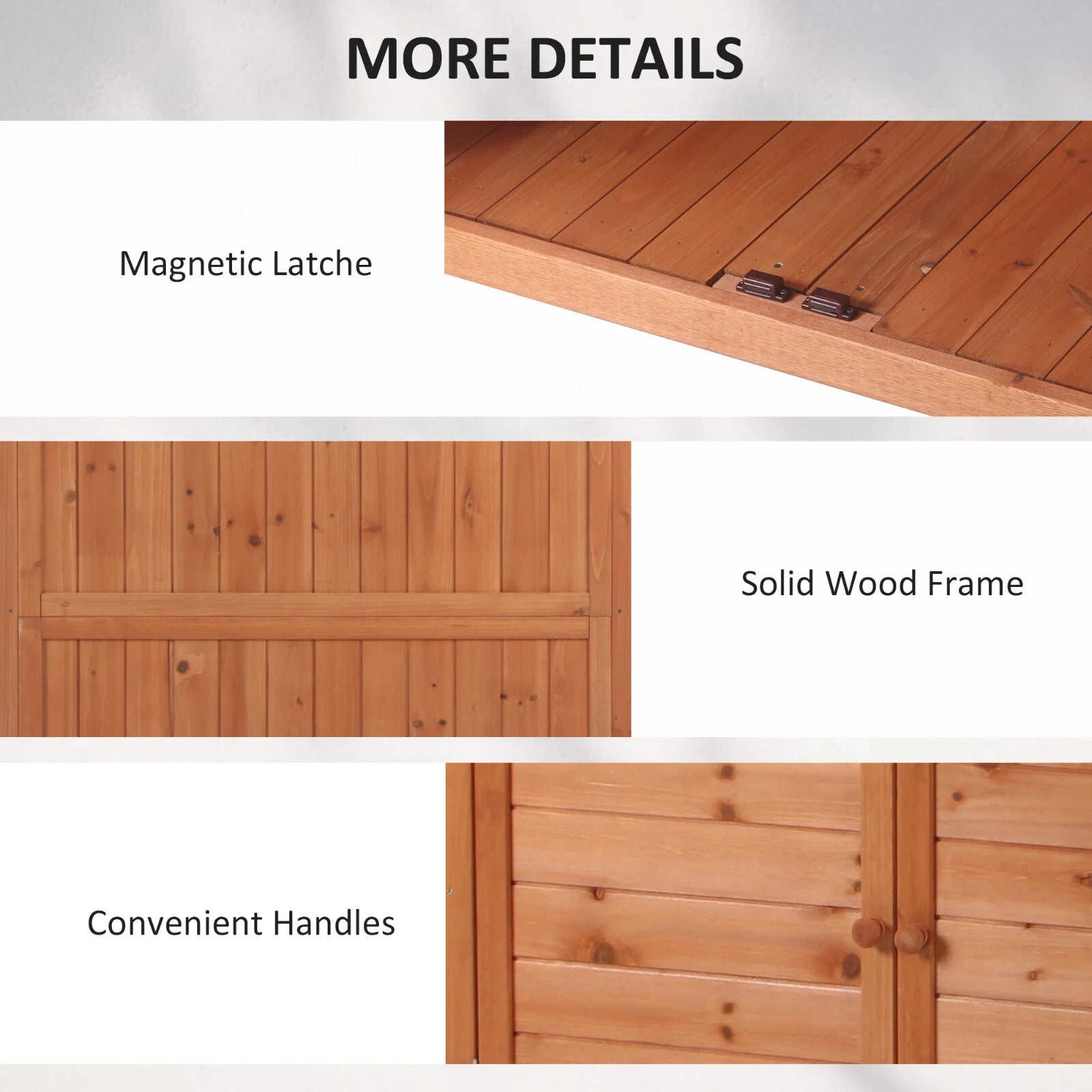 98 x 47 x 105cm Wooden Potting Bench Table with Storage Cabinet and Metal Top