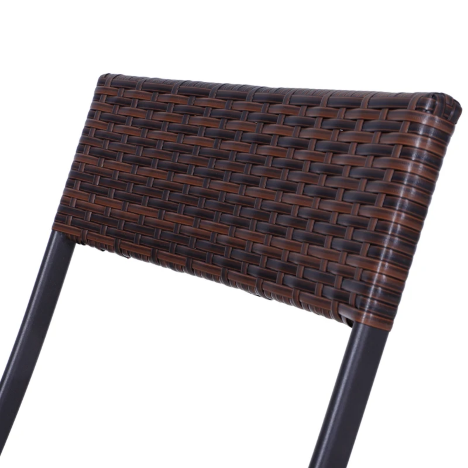 Space Saving Balcony Bistro Set Rattan Furniture Garden Folding Chair Table Seat