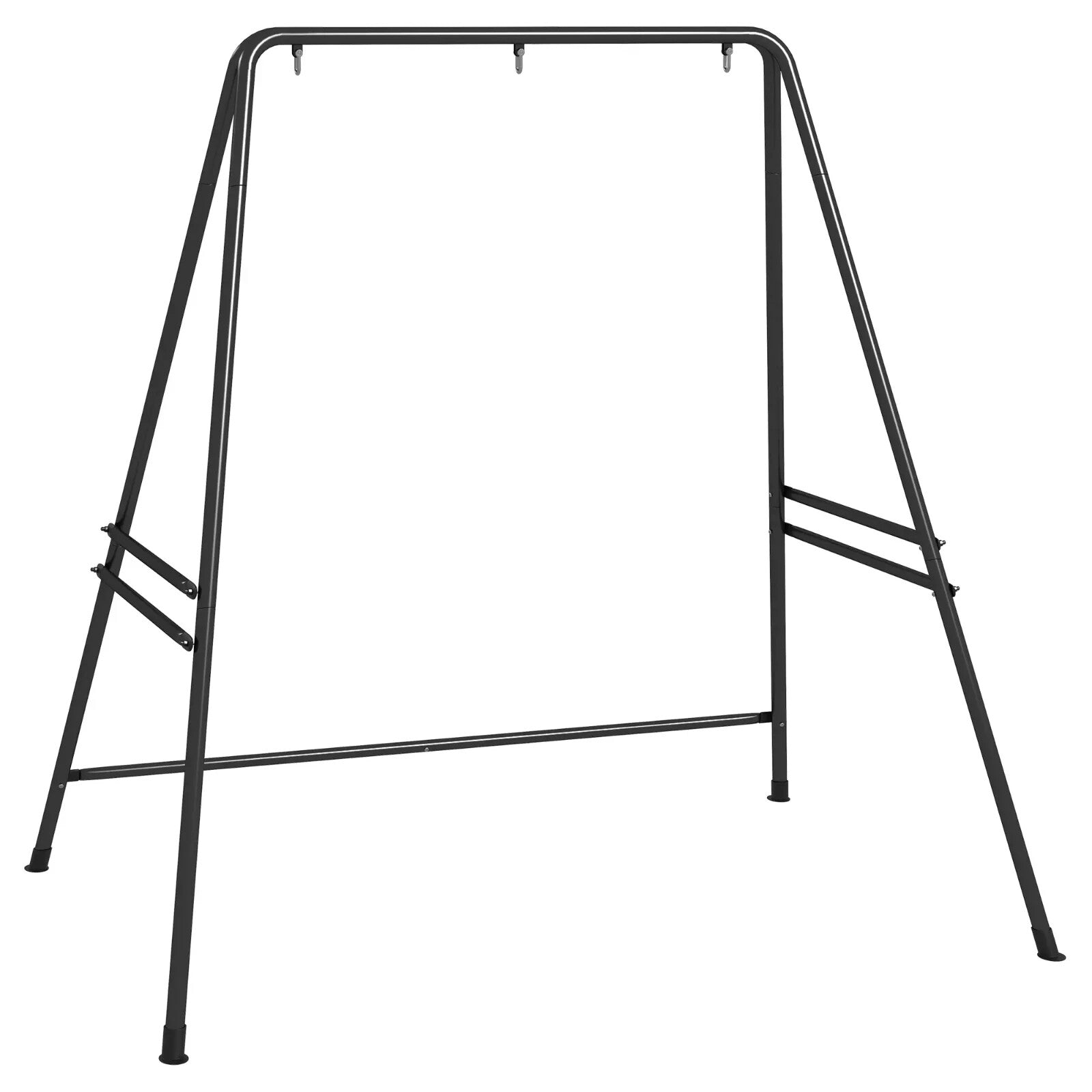 Hammock Chair Stand Hanging Egg Powder Coated Steel Frame 'A' shaped Black