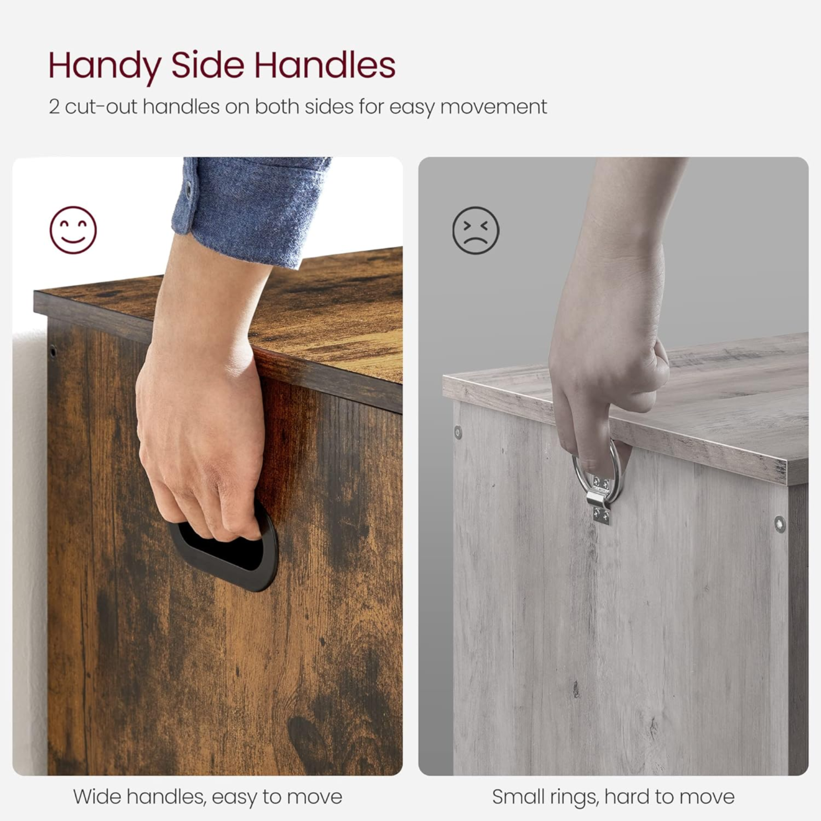 Large Rustic Storage Chest Shoe Bench Toys Trunk Box Organiser Industrial Trunk