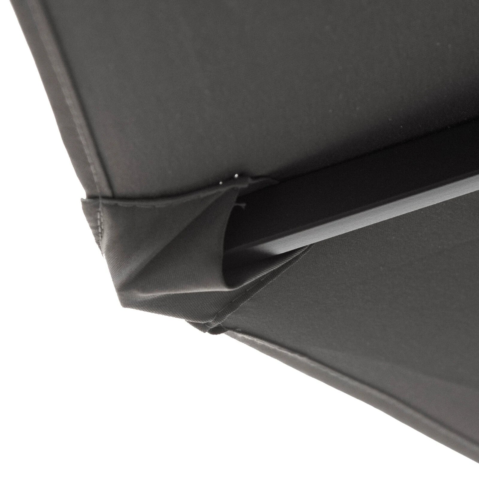 4.6m Garden Sun Umbrella with Double Sided Canopy Cross Base and Crank Handle