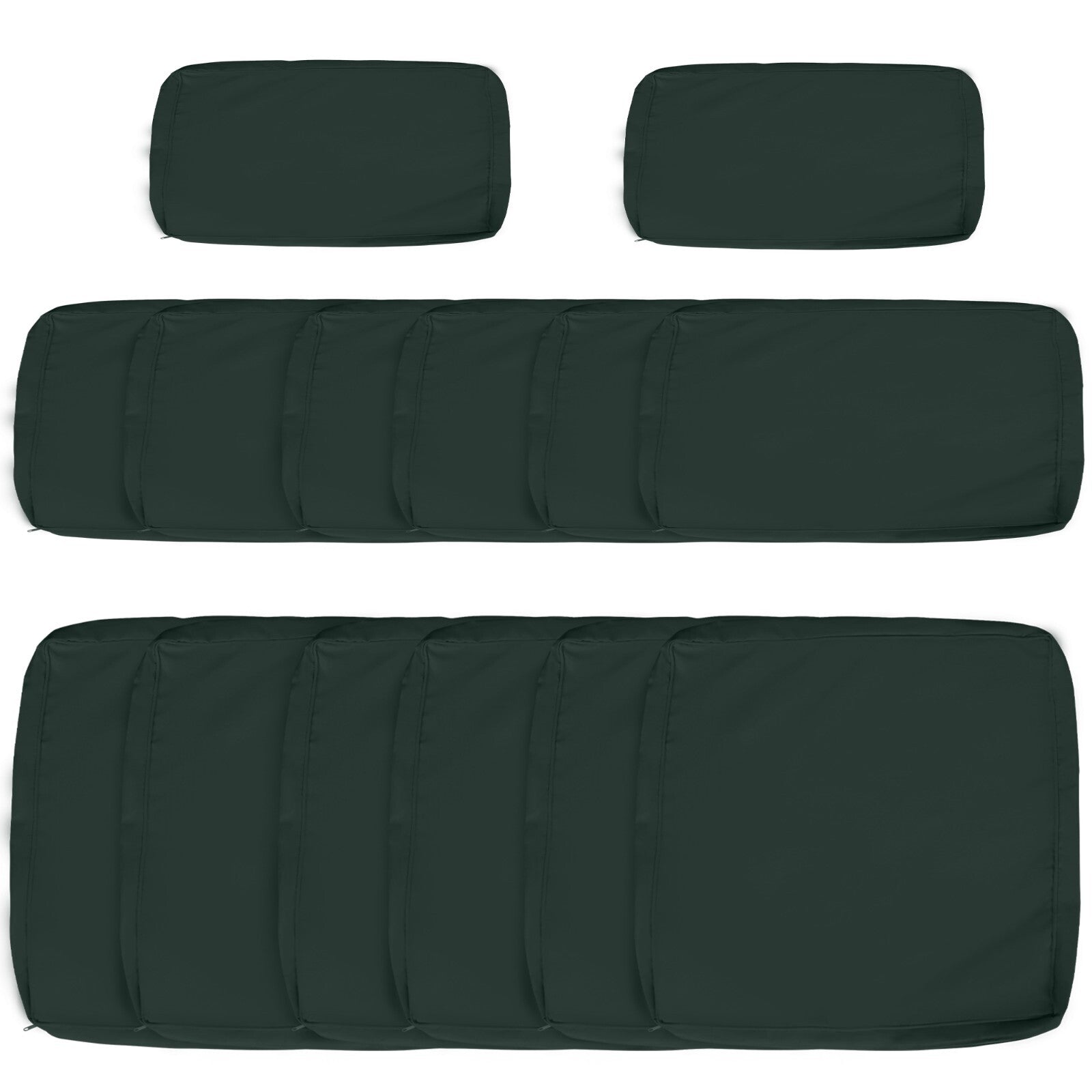 Garden Rattan Sofa Cushion Polyester Cover Replacement No Cushion Included Grey