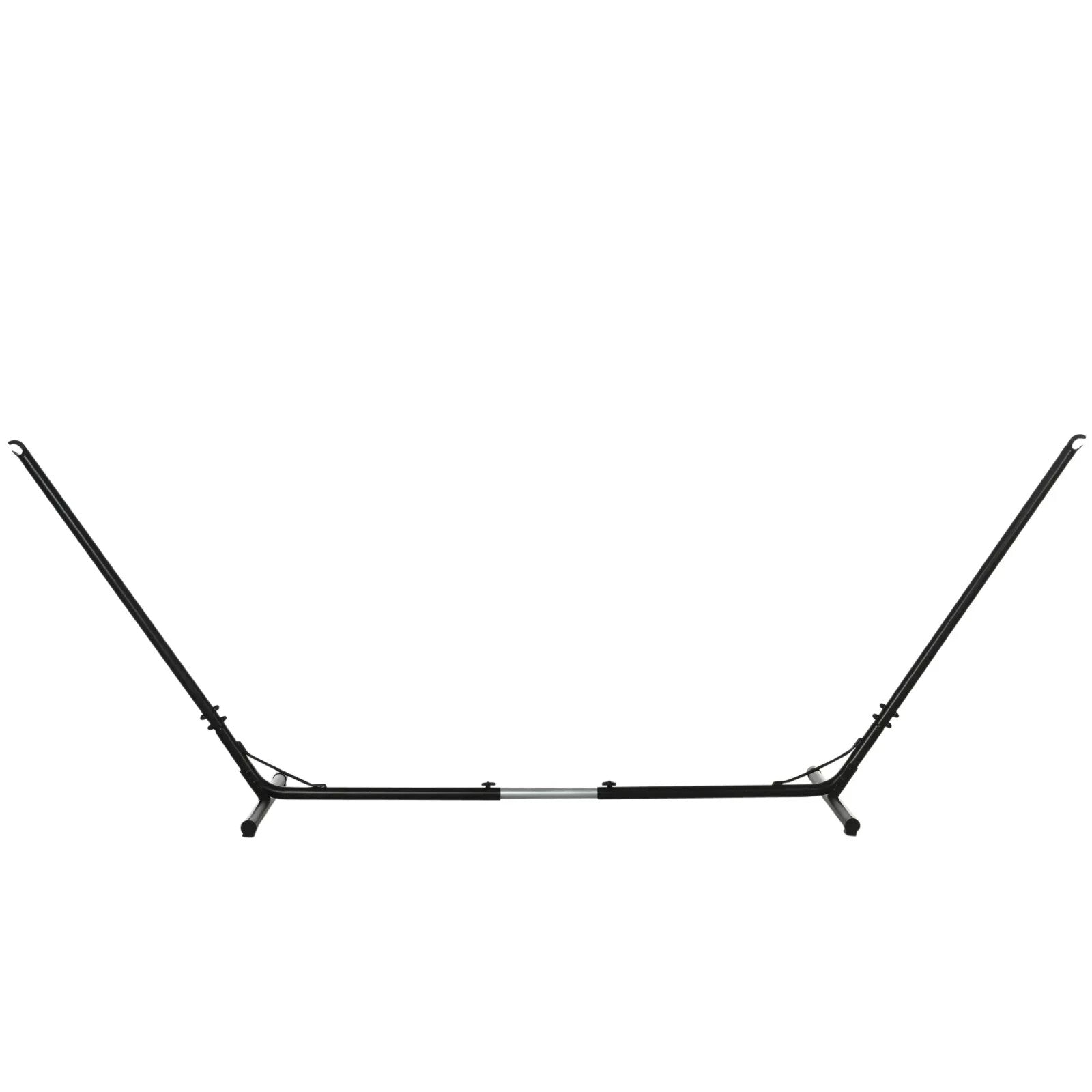 Hammock Stand Powder-Coated Extra Long Adjustable Metal Frame Heavy-Duty Black
