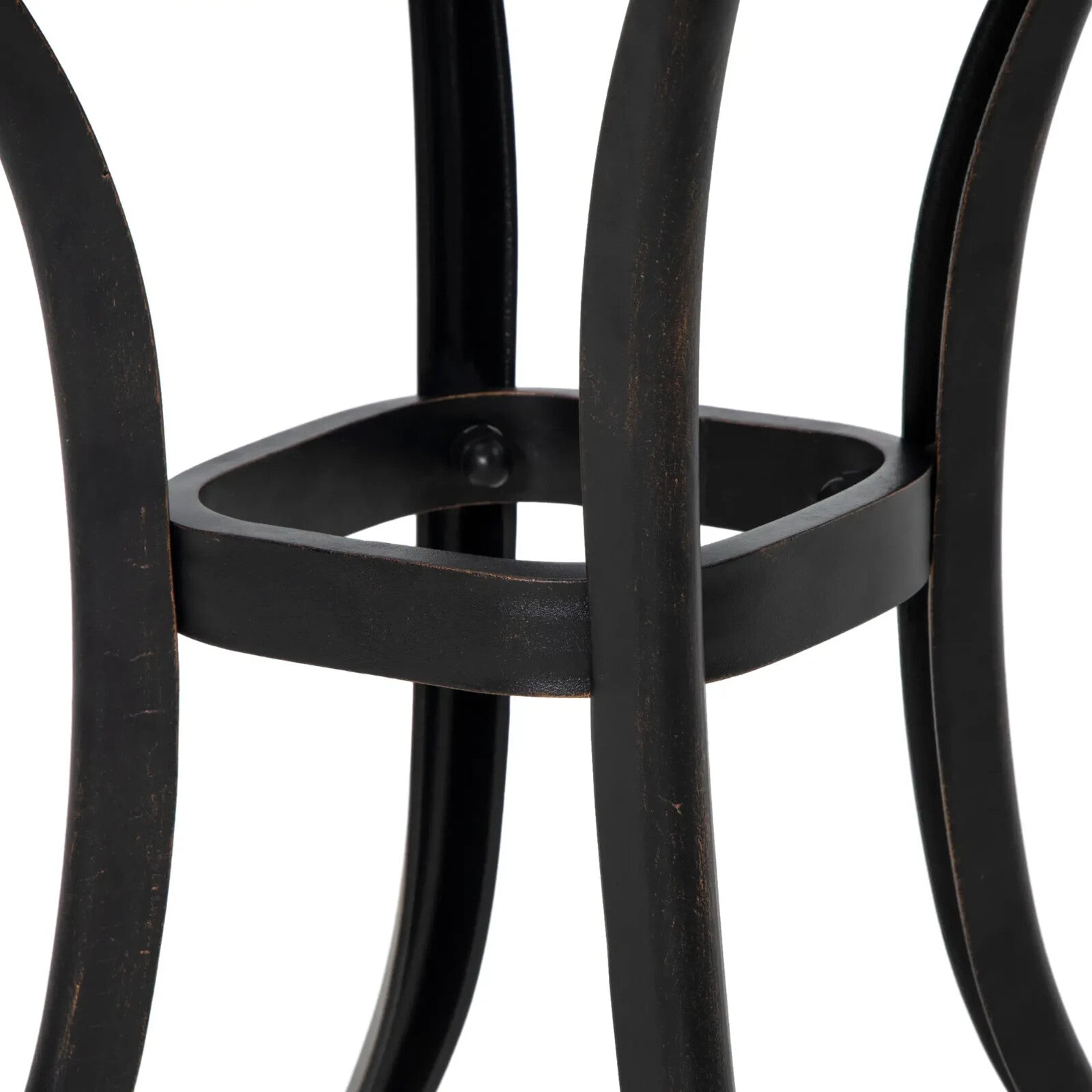 Cast Aluminium Bistro Table with Umbrella Hole - Outdoor Garden Furniture