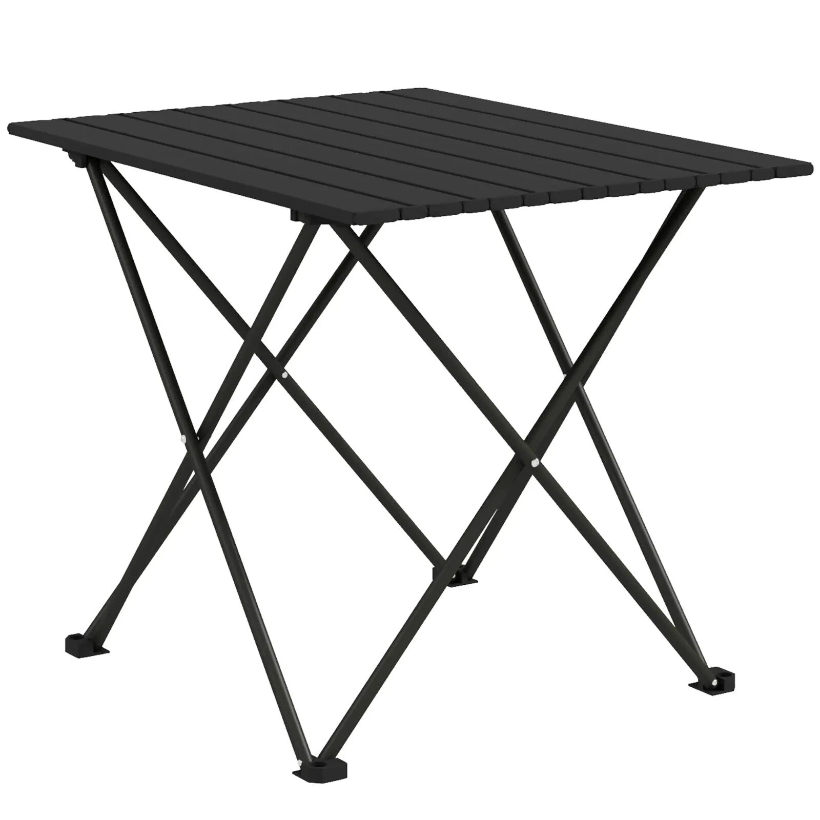 Folding Camping Table Lightweight Metal Picnic Table Carry Bag Outdoor Hiking