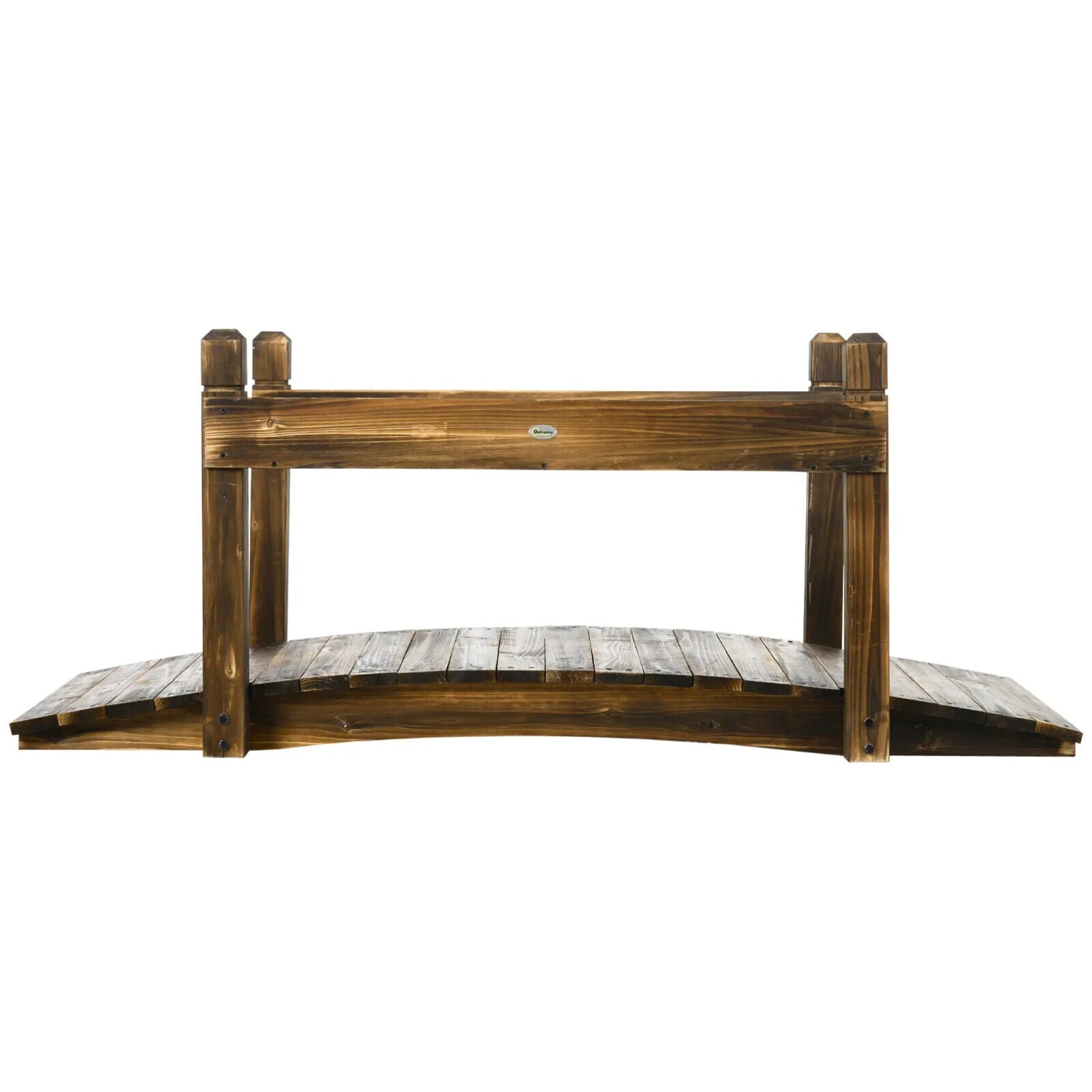 5ft Garden Bridge with Planters Safety Railings Arc Footbridge Pond or Garden - Home and Garden Furniture Shop - #rustic - furniture#