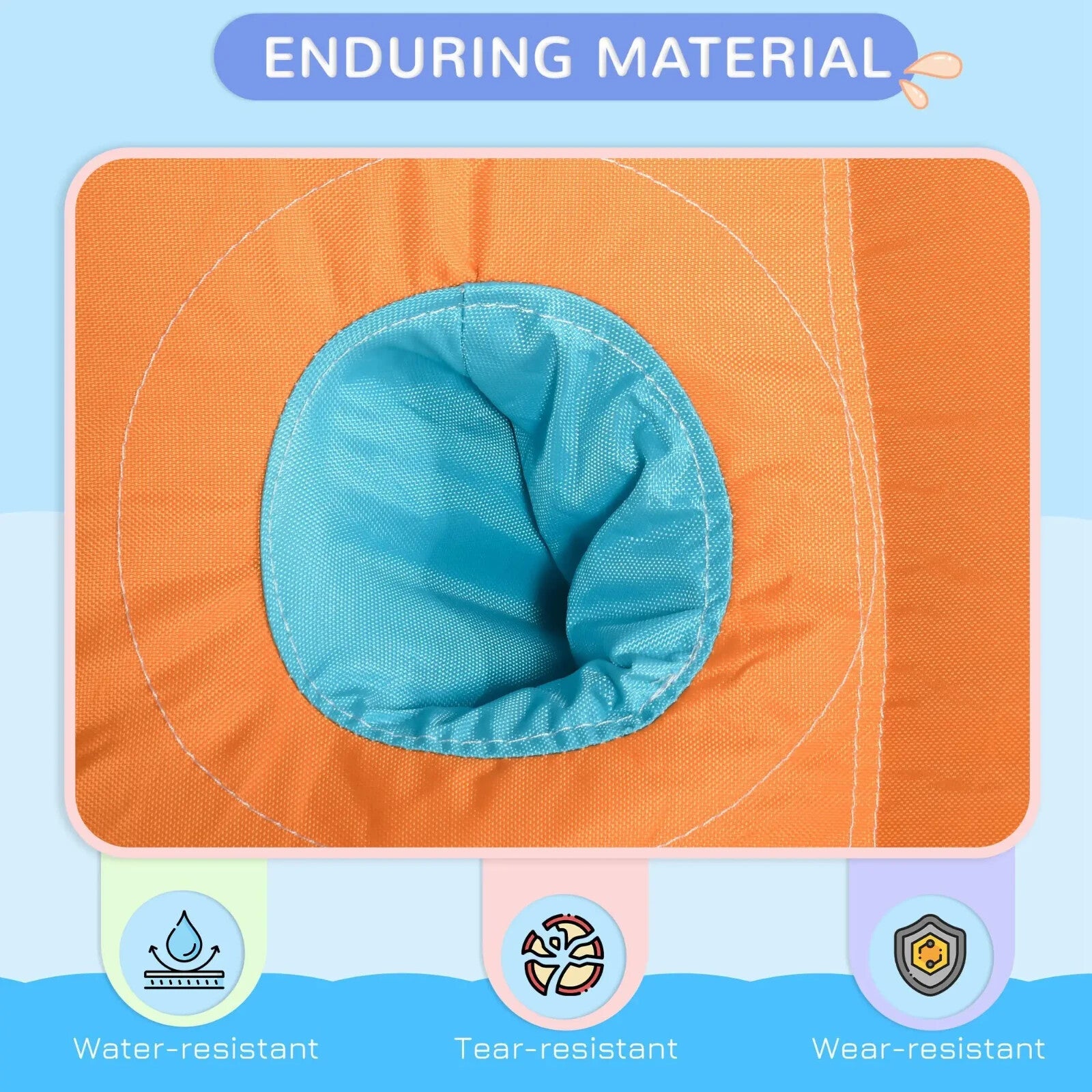 6 in 1 Shark Themed Bouncy Castle Inflatable Water Park with Slide Pool Ages 3–8 - Home and Garden Furniture Shop - rustic - furniture