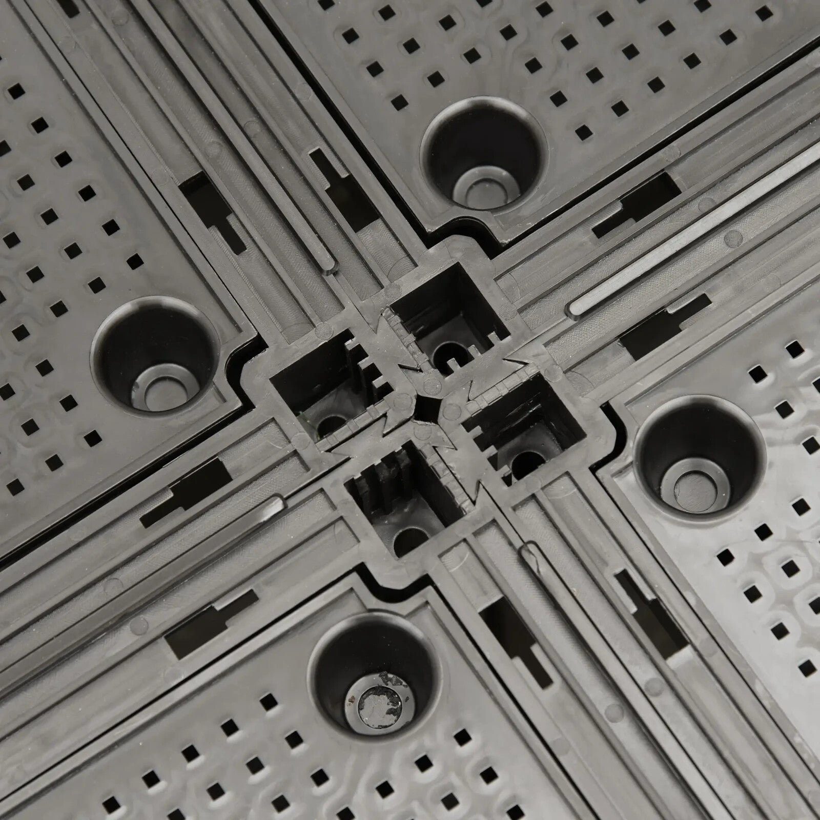 6 - Piece 26L Raised Planter Bed Modular Garden Grow Box Set for Outdoor Vegetable - Home and Garden Furniture Shop - rustic - furniture