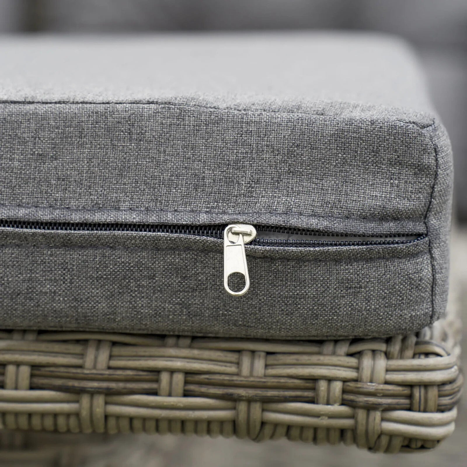 6 - Piece Rattan Garden Furniture Set Sectional Corner Sofa w/Cushions Soft Padded - Home and Garden Furniture Shop - rustic - furniture