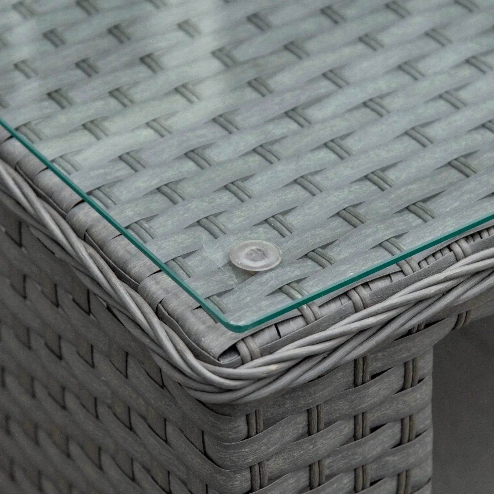 6 Piece Rattan Garden Furniture Set with Sofa Chairs Coffee Table & 2 Footstools - Home and Garden Furniture Shop - rustic - furniture