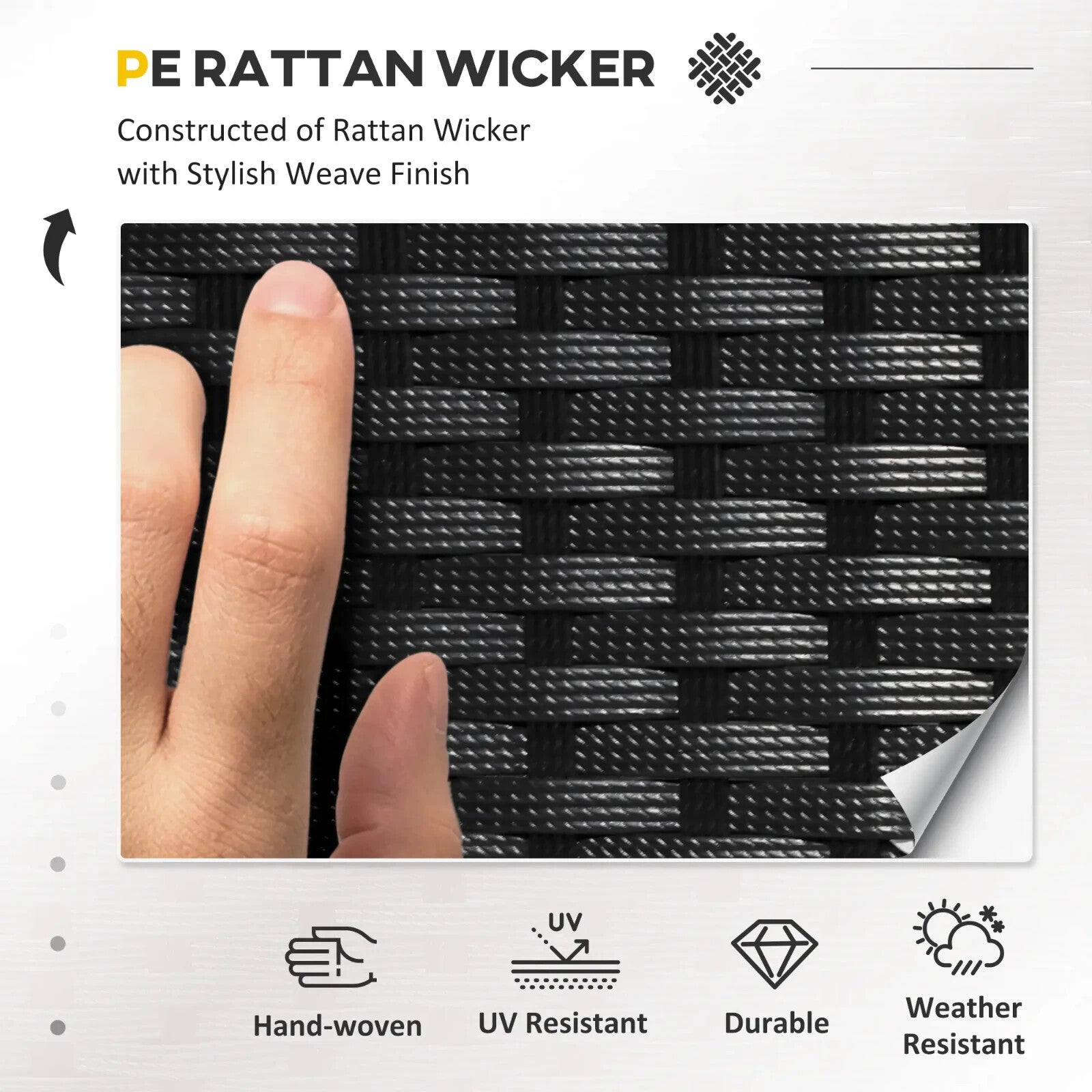 6 Piece Rattan Sofa Set Outdoor Garden Furniture for Patio or Conservatory Use - Home and Garden Furniture Shop - rustic - furniture