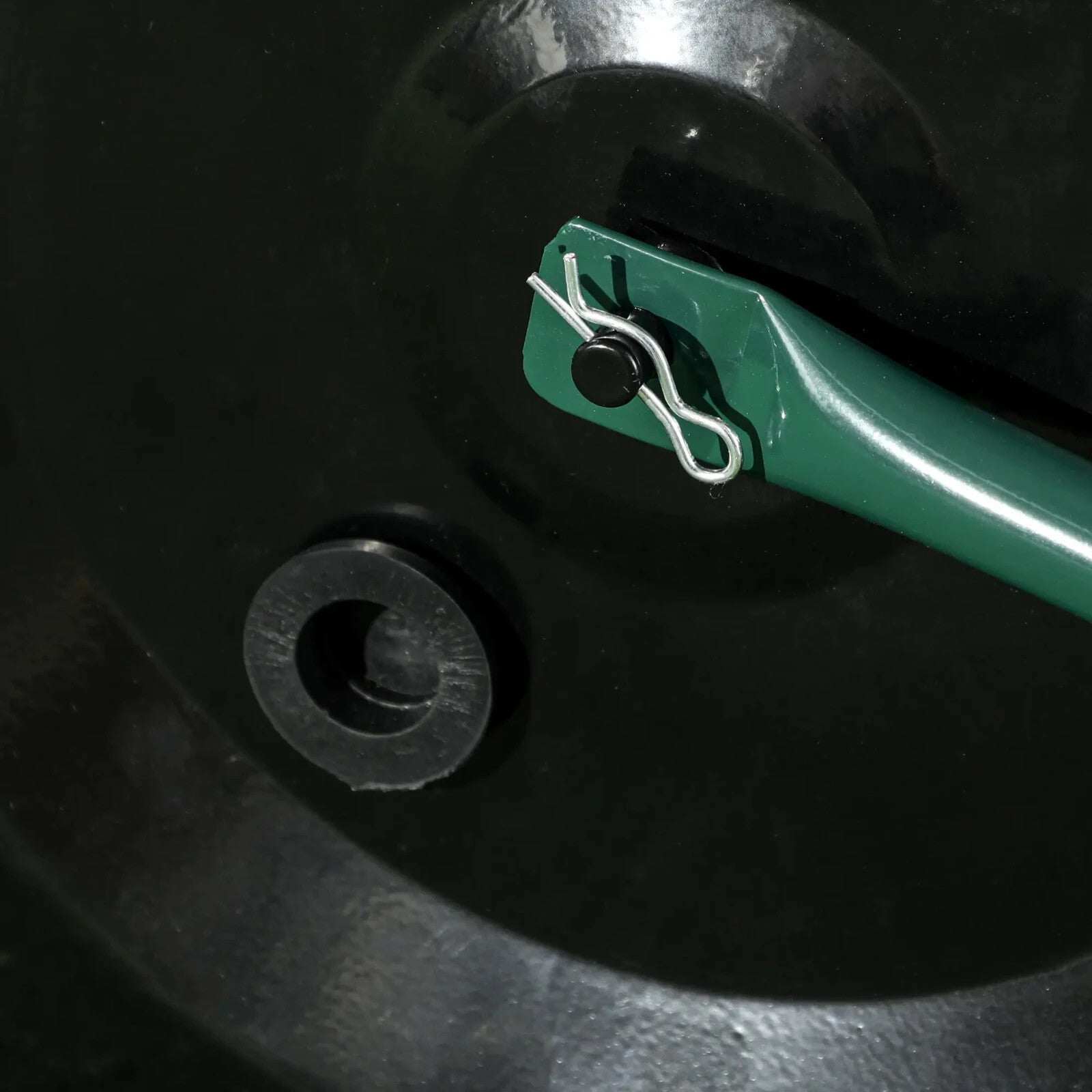 60L Garden Lawn Roller Heavy Duty Steel Fillable Cylinder Push Roller Black - Home and Garden Furniture Shop - rustic - furniture