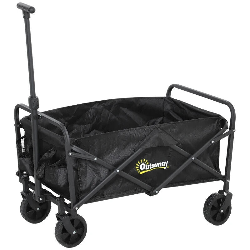 62L Festival Trolley 120kg Heavy Duty Folding Trolley Cart with Handle 4 Wheels - Home and Garden Furniture Shop - #rustic - furniture#