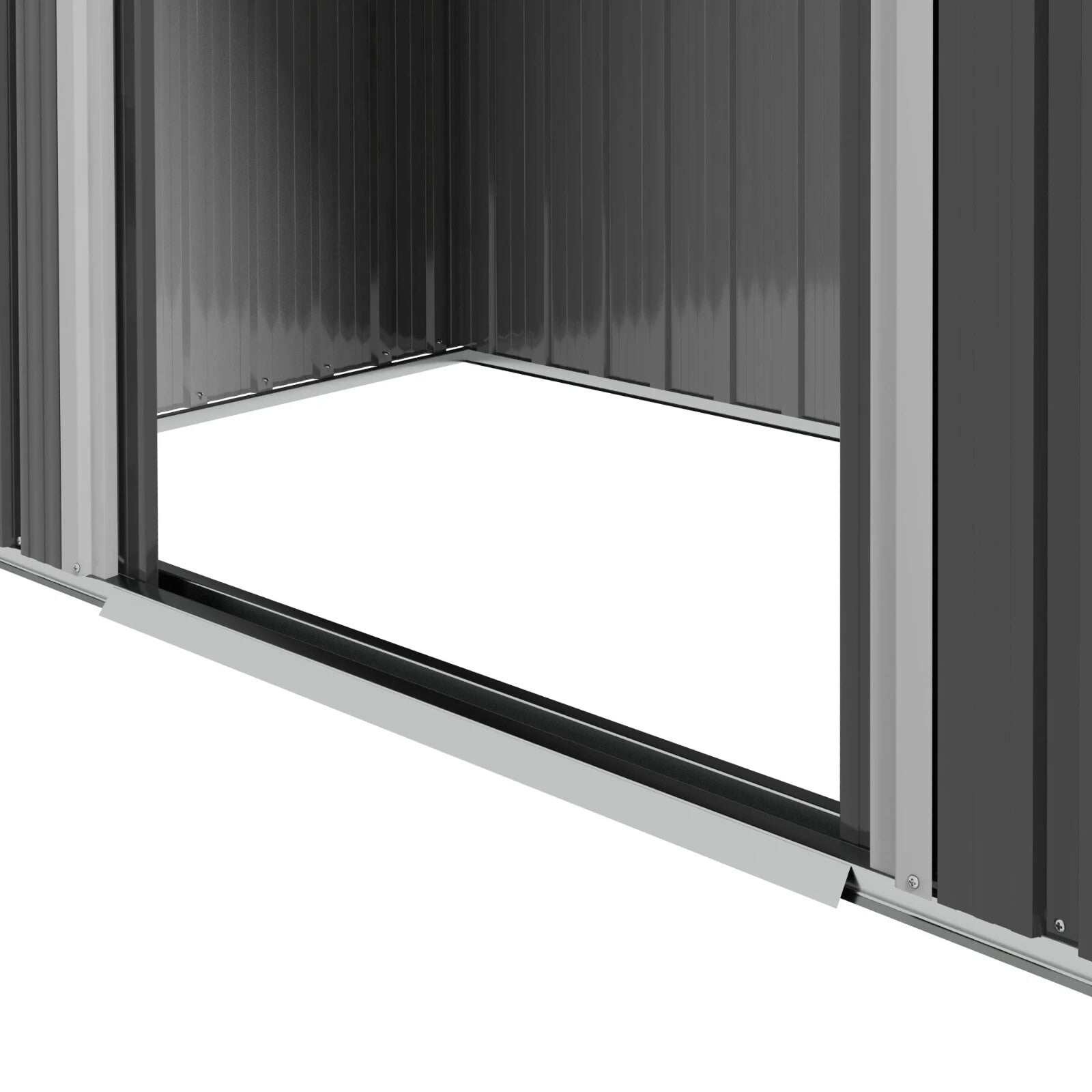 6.5x3.5ft Metal Garden Storage Shed Outdoor Tool Shed with Sliding Doors & Vents - Home and Garden Furniture Shop - rustic - furniture