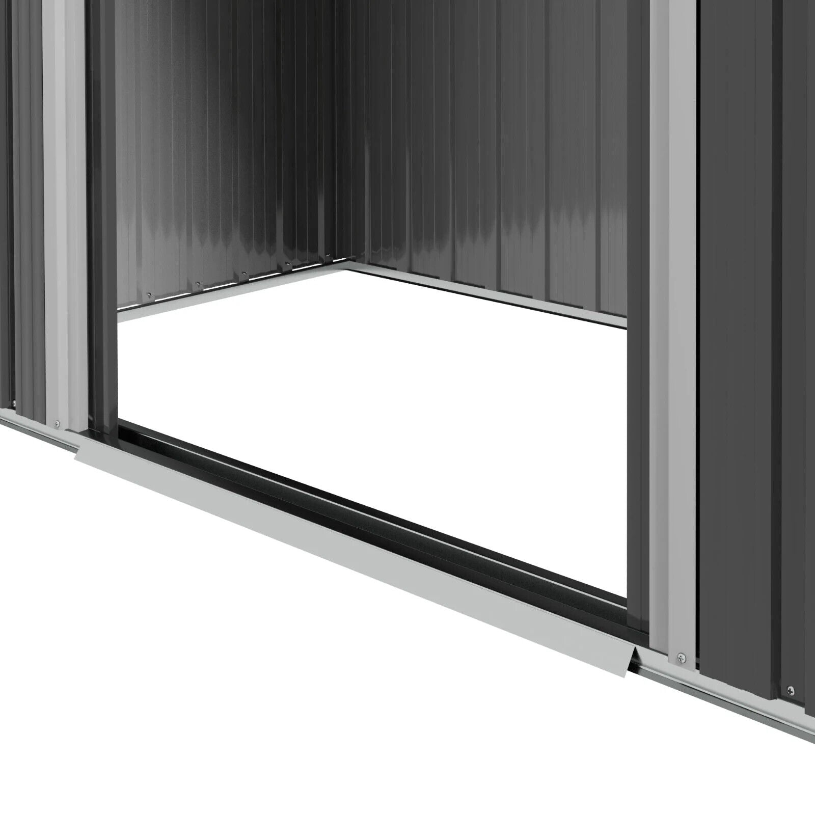 6.5x3.5ft Metal Garden Storage Shed Outdoor Tool Shed with Sliding Doors & Vents - Home and Garden Furniture Shop - #rustic - furniture#