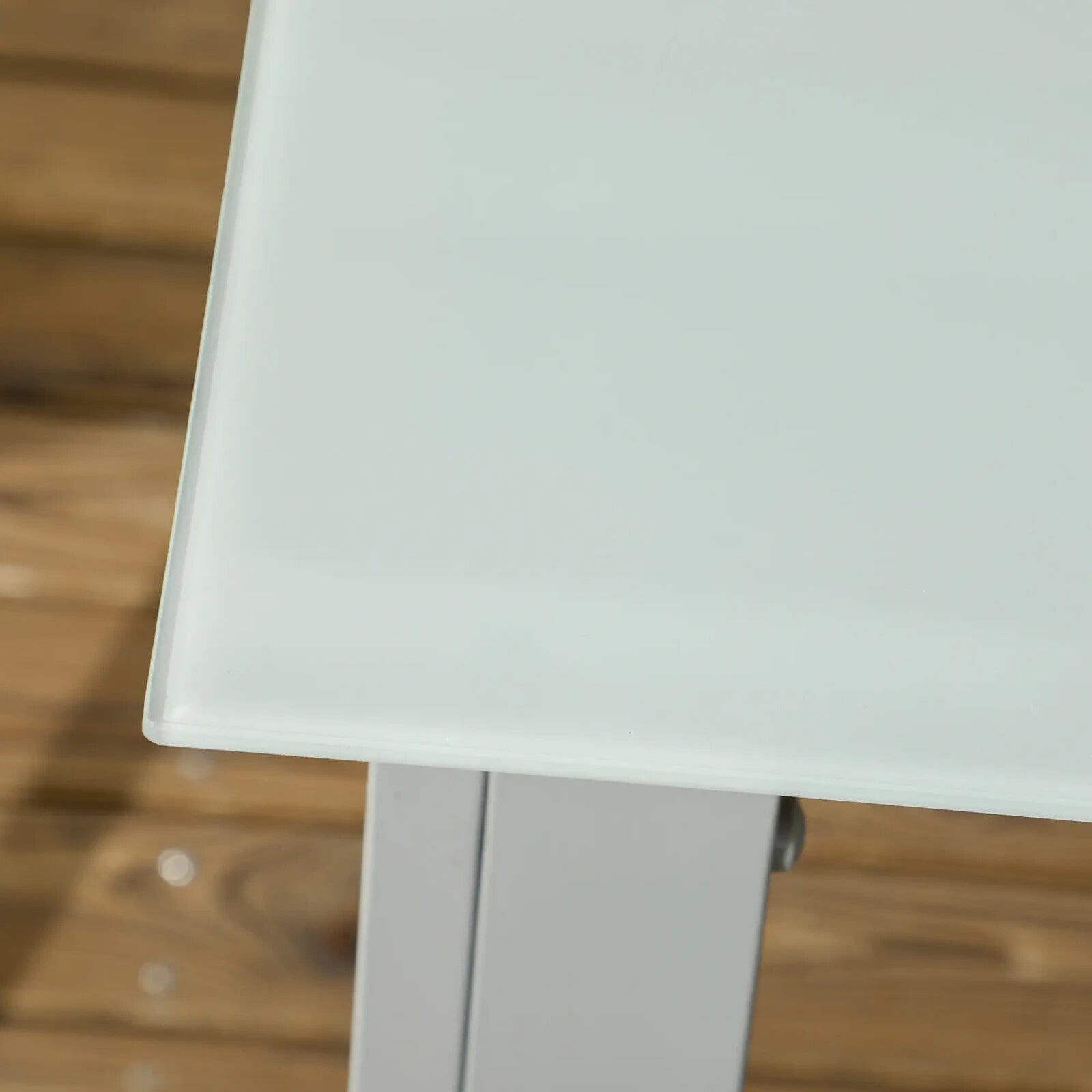 7 Piece Garden Dining Set 6 Folding Reclining Chair & Table Aluminium Frame Grey - Home and Garden Furniture Shop - rustic - furniture