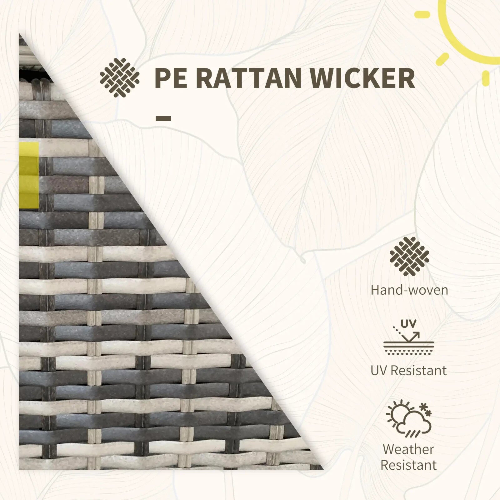 7 Piece Rattan Garden Furniture Set with Sofa Stools Coffee Table and Cushions - Home and Garden Furniture Shop - rustic - furniture