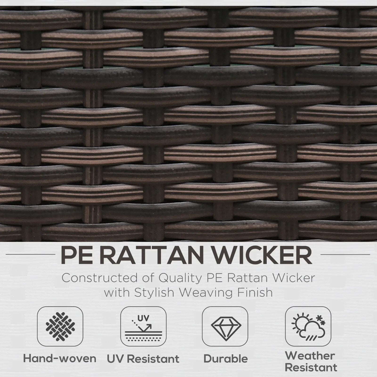 8 Piece Rattan Garden Sofa Set Outdoor Lounge Furniture with Table and Cushions - Home and Garden Furniture Shop - rustic - furniture