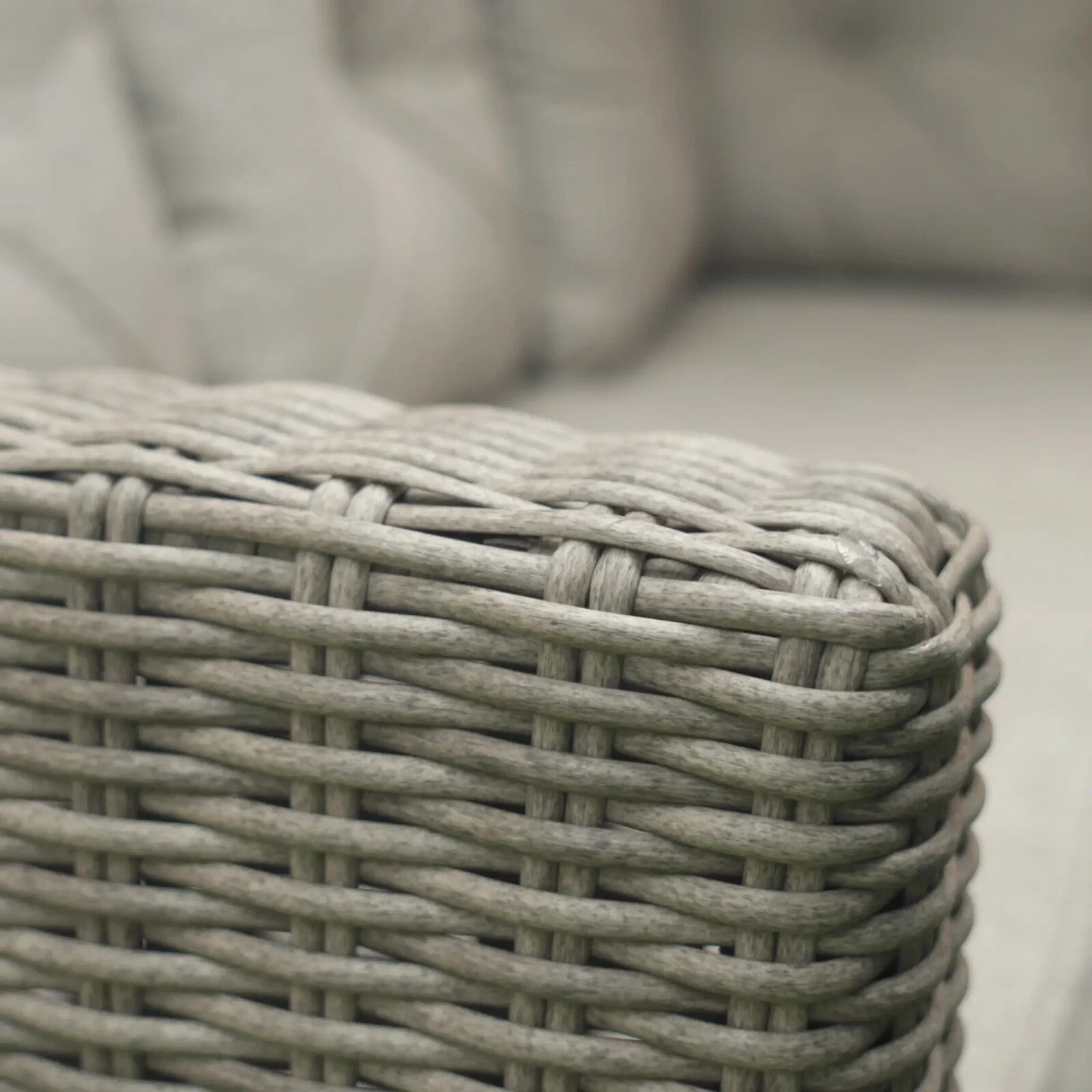 8 - Seater Rattan Garden Furniture Set w/ L - Shape Sofa, Footstool & Fire Pit Table - Home and Garden Furniture Shop - rustic - furniture