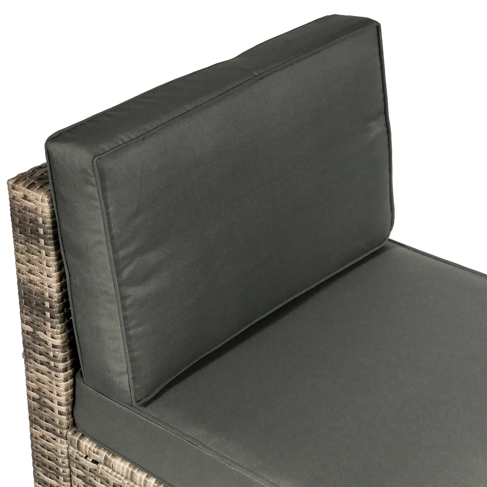 8Pcs Patio Rattan Corner Sofa Set Garden Furniture Side Table Cushion 6 Seater - Home and Garden Furniture Shop - rustic - furniture