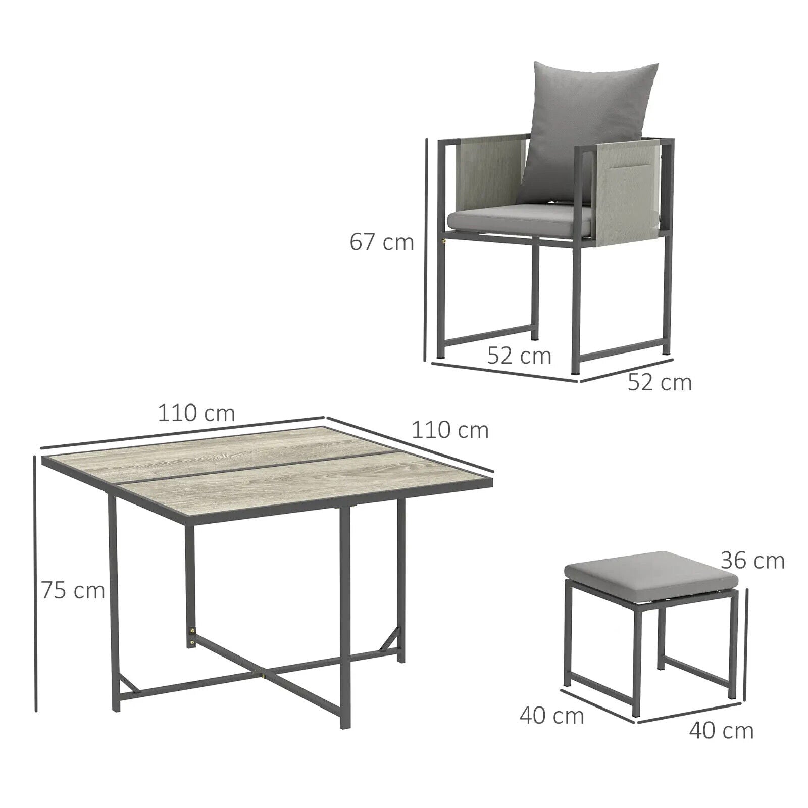 9 Pcs Cube Garden Dining Set 8 Seat Outdoor Furniture w/ Cushion Table and Chair - Home and Garden Furniture Shop - #rustic - furniture#
