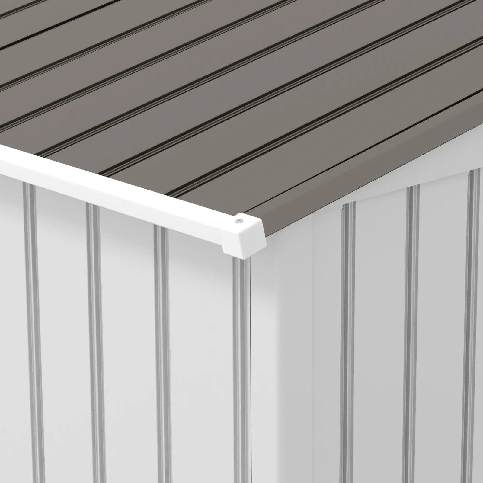 9 x 6ft Metal Garden Storage Shed Outdoor Tool Shed w/ Floor Foundation & Vents - Home and Garden Furniture Shop - #rustic - furniture#