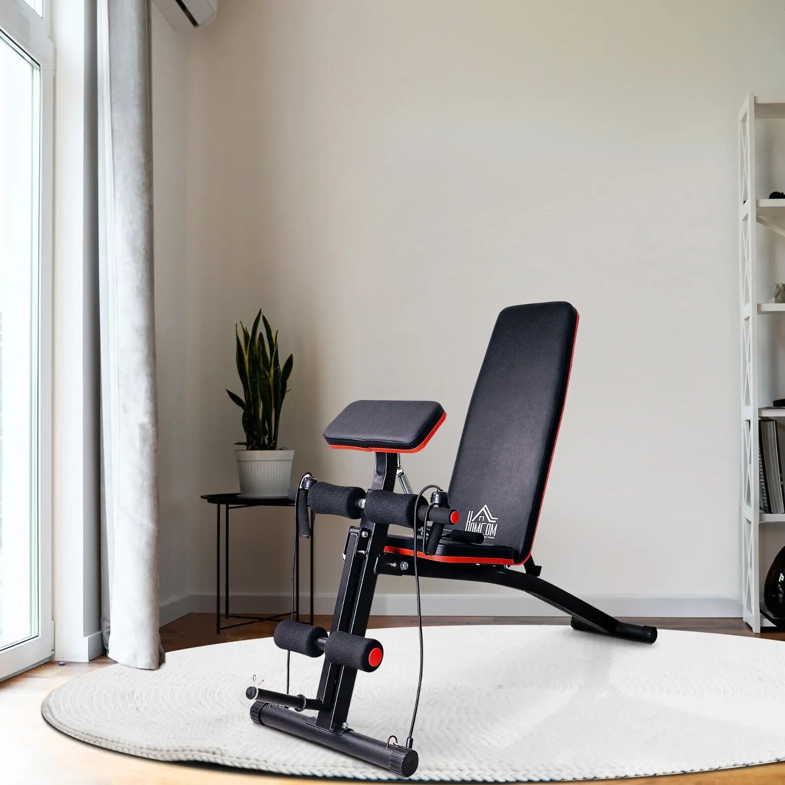 Adjustable Foldable Dumbbell Bench Home Gym Weight Training Equipment Incline - Home and Garden Furniture Shop - rustic - furniture