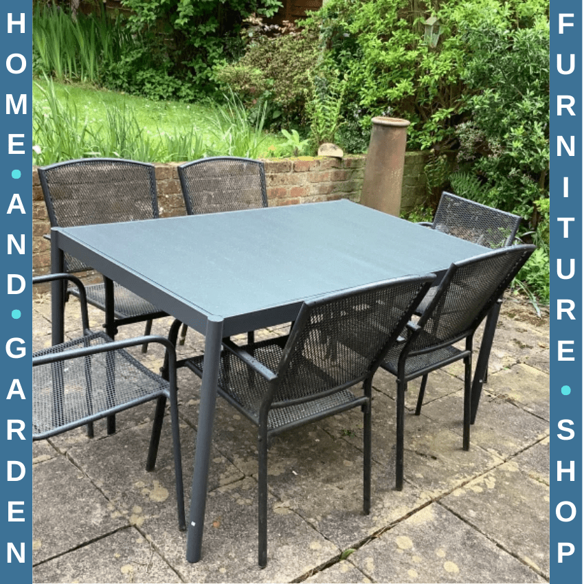 Aluminium Frame Garden Dining Table for Patio Decking or Outdoor Entertaining - Home and Garden Furniture Shop - rustic - furniture