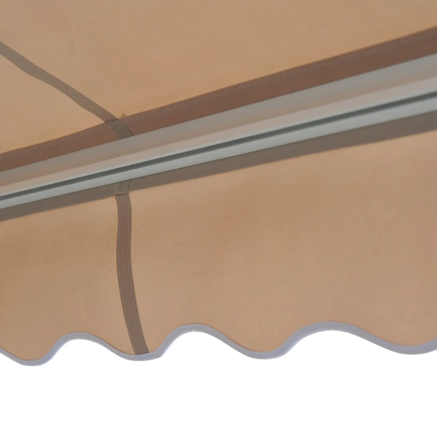 Awning Retractable Canopy Manual/Electric Rectangular Patio Shelter Cream White - Home and Garden Furniture Shop - rustic - furniture