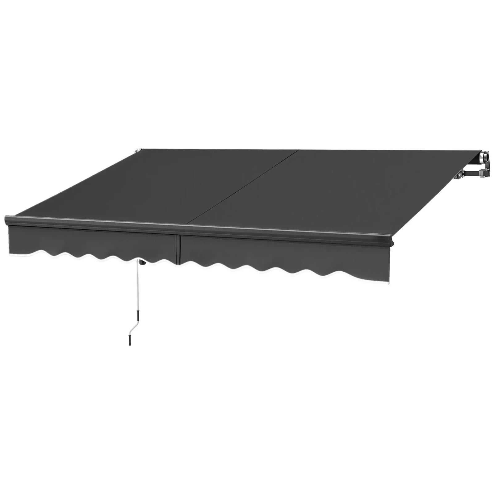 Awning Retractable Sun Shelter Canopy with Remote Control & Electric Dark Grey - Home and Garden Furniture Shop - rustic - furniture