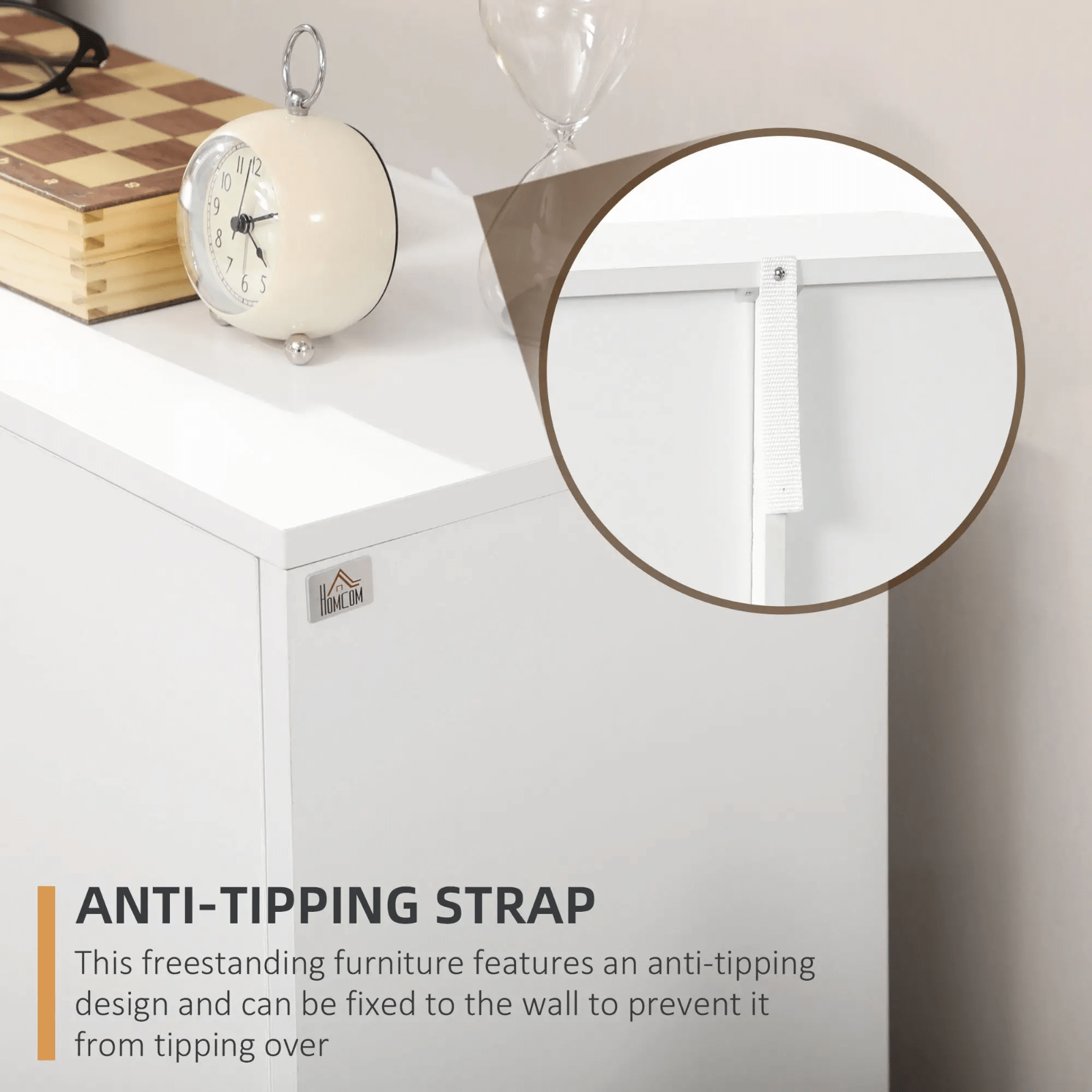 Bathroom Floor Cabinet Freestanding Storage Unit 4 Drawers Cupboard Living Room - Home and Garden Furniture Shop - rustic - furniture