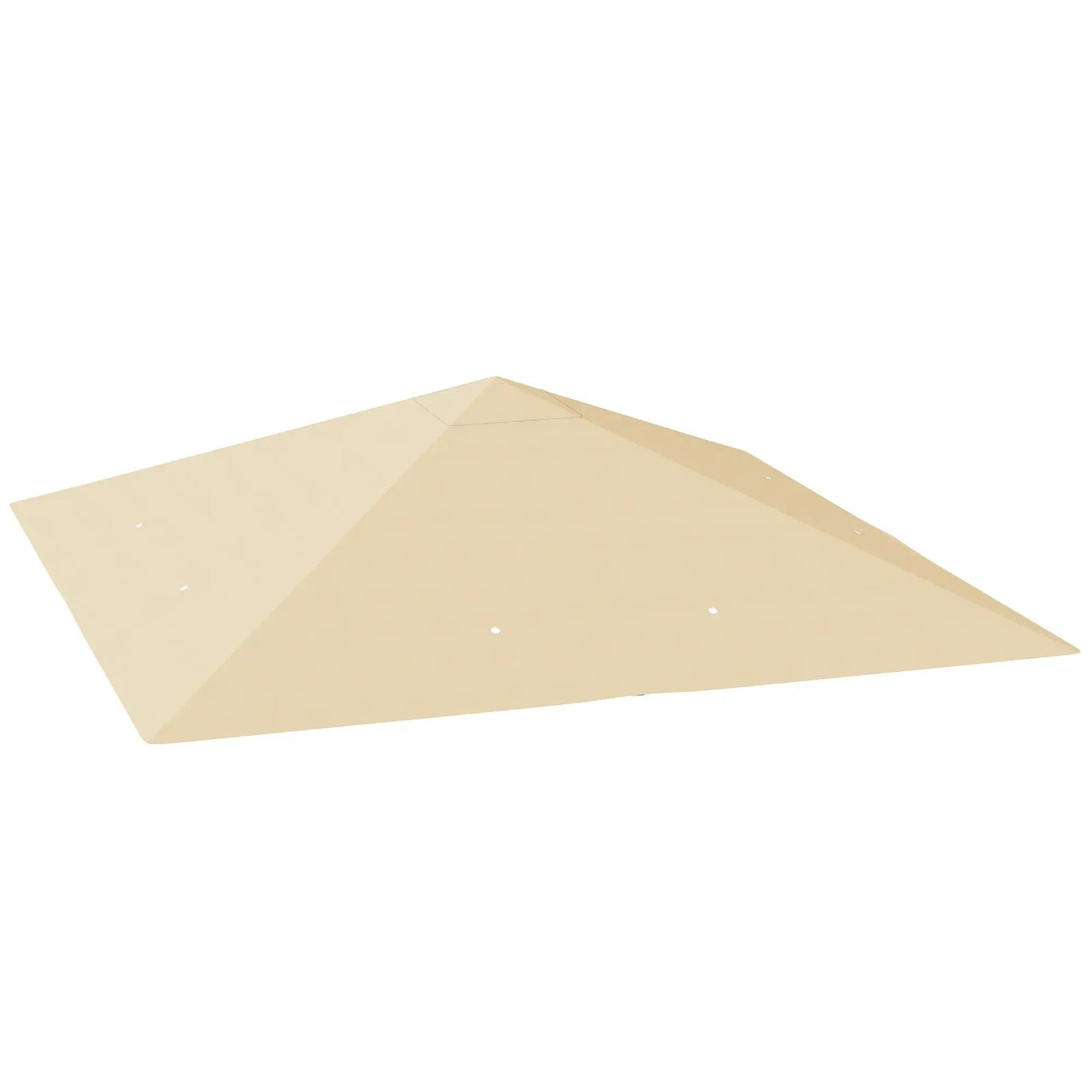 Beige Replacement Gazebo Canopy Cover with Drain Holes for 3 x 3(m) Gazebo Frame - Home and Garden Furniture Shop - rustic - furniture