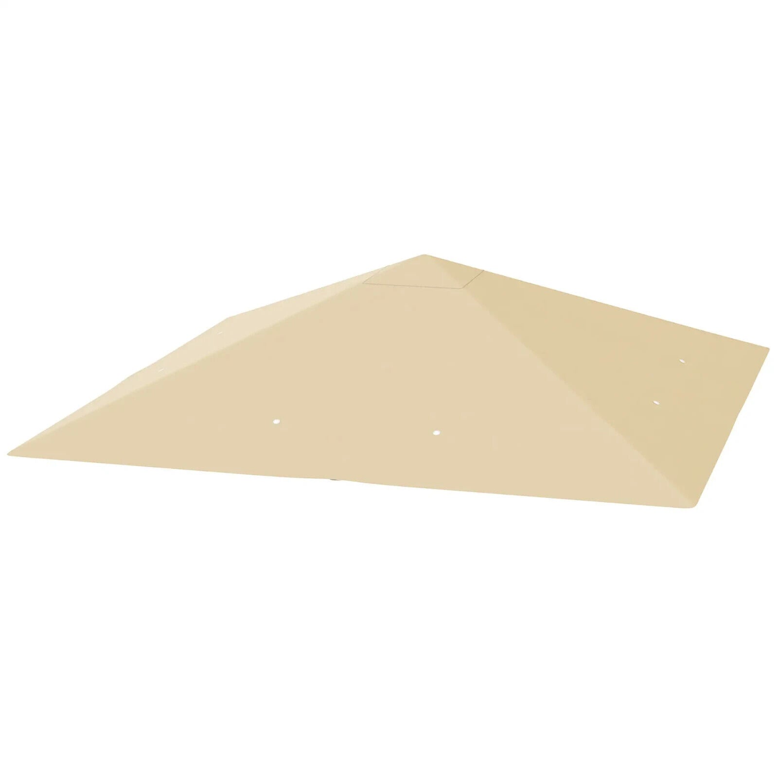 Beige Replacement Gazebo Canopy Cover with Drain Holes for 3 x 3(m) Gazebo Frame - Home and Garden Furniture Shop - rustic - furniture