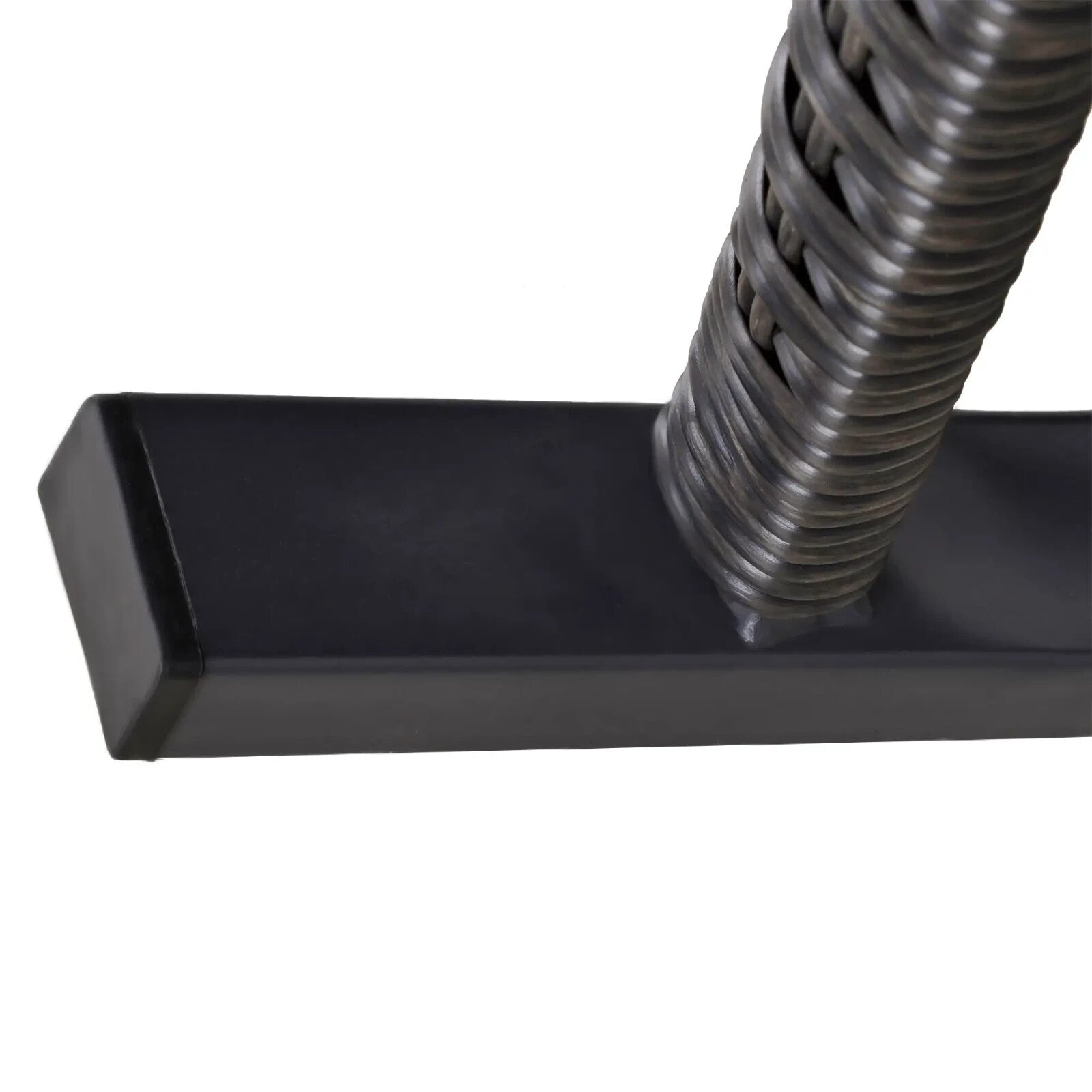 Bistro Rocking Chair Recliner PE Rattan w/ High Back Seat Cushion & Armrest Gre - Home and Garden Furniture Shop - rustic - furniture