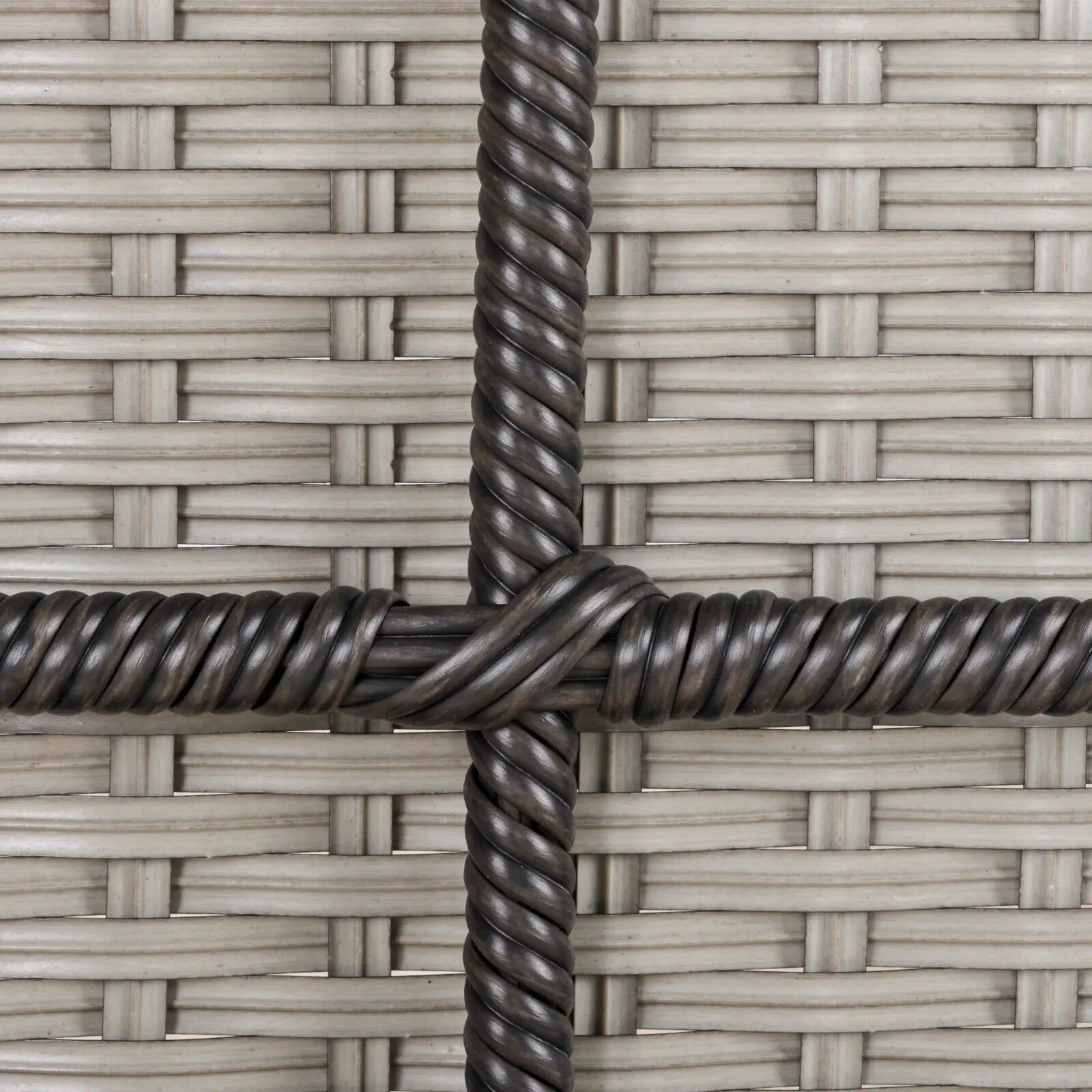 Bistro Rocking Chair Recliner PE Rattan w/ High Back Seat Cushion & Armrest Gre - Home and Garden Furniture Shop - rustic - furniture