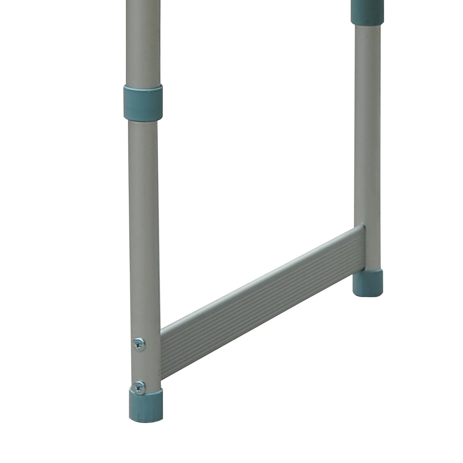 Camping Table Foldable with Builtin Carry Handles & Adjustable Legs Silver - Home and Garden Furniture Shop - rustic - furniture