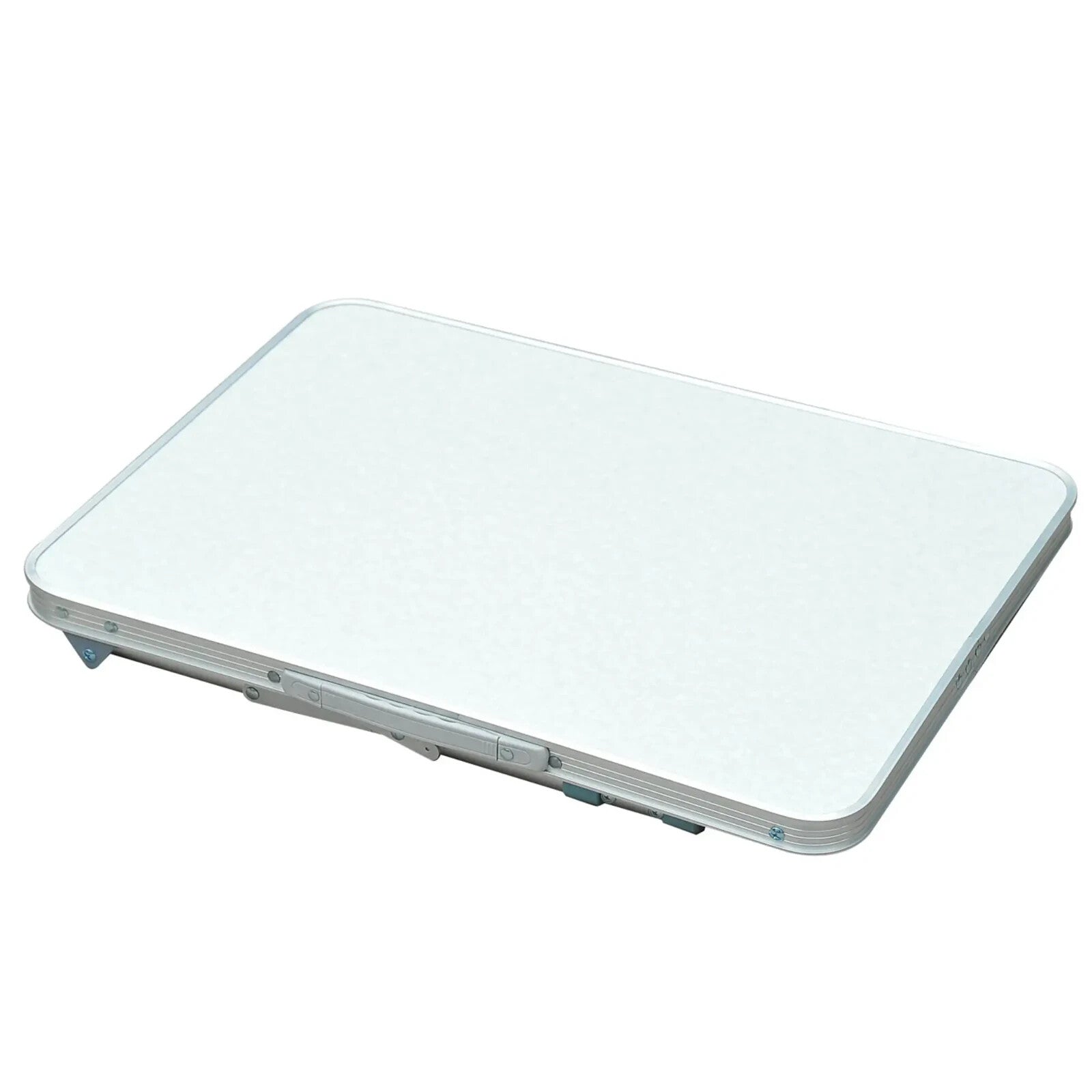 Camping Table Foldable with Builtin Carry Handles & Adjustable Legs Silver - Home and Garden Furniture Shop - rustic - furniture